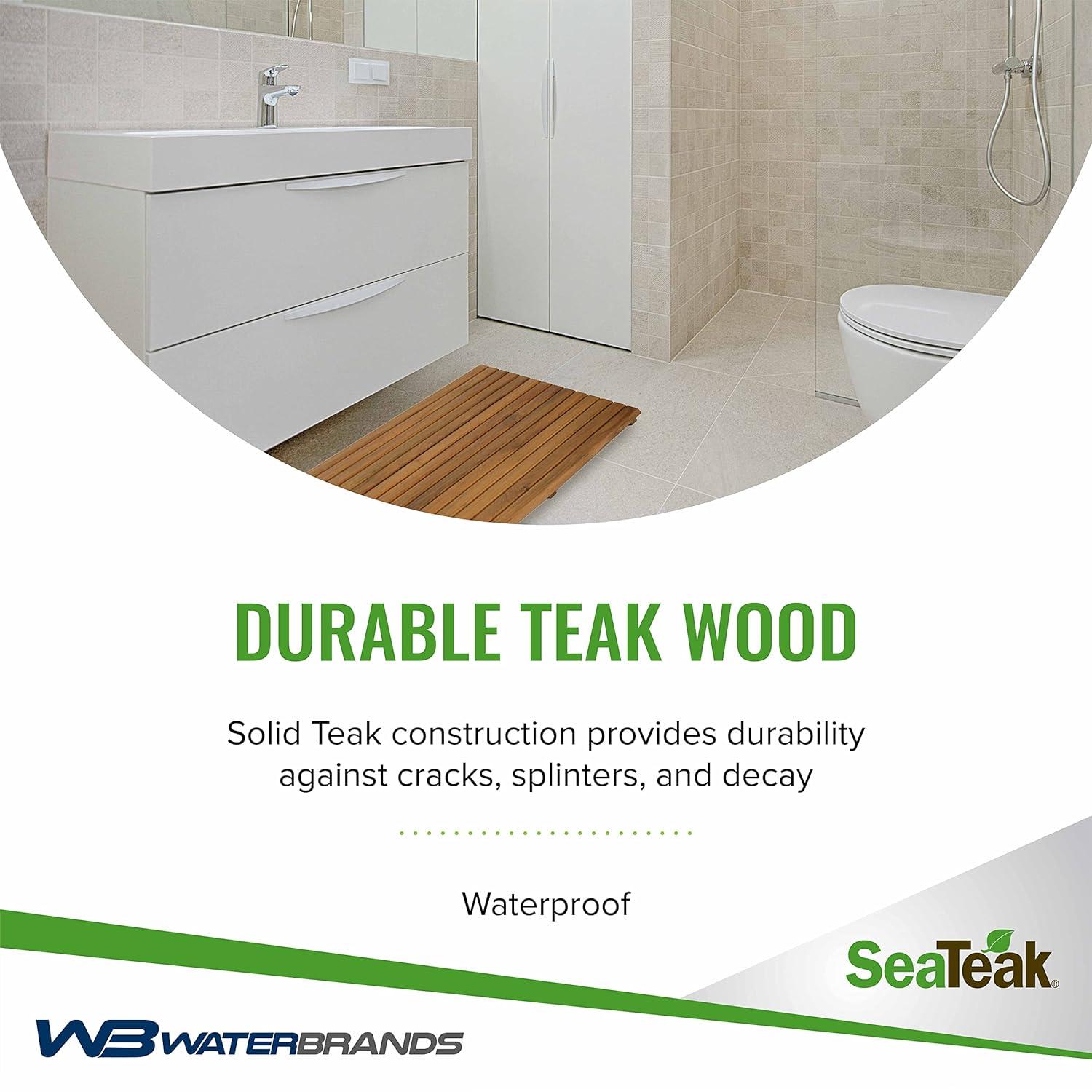 Teak Shower Mat (Large)- Oiled Finish