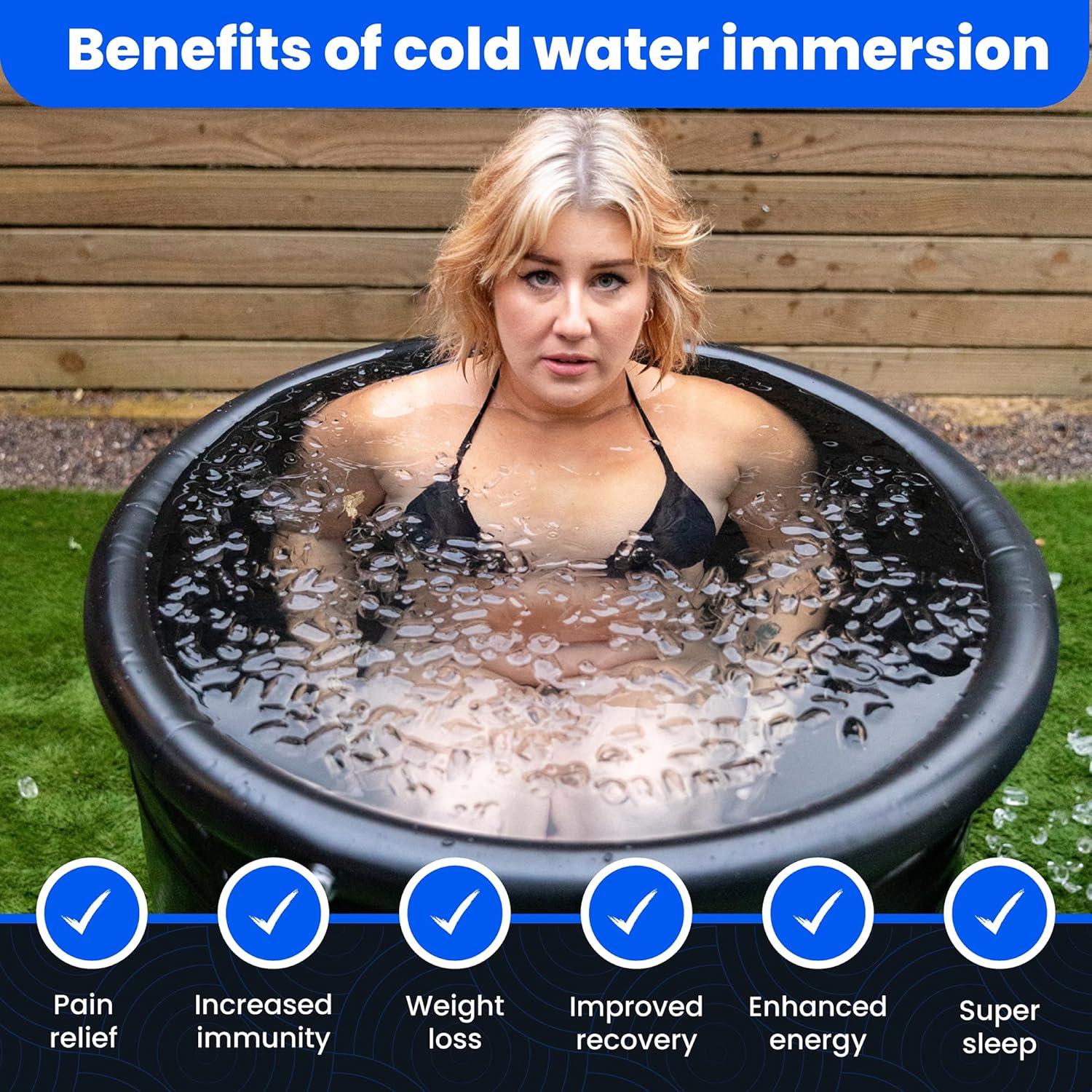 The Cold Pod® | 88 Gallon Capacity Ice Bath Tub | Thick Portable Plunge Pool for Cold Water Therapy