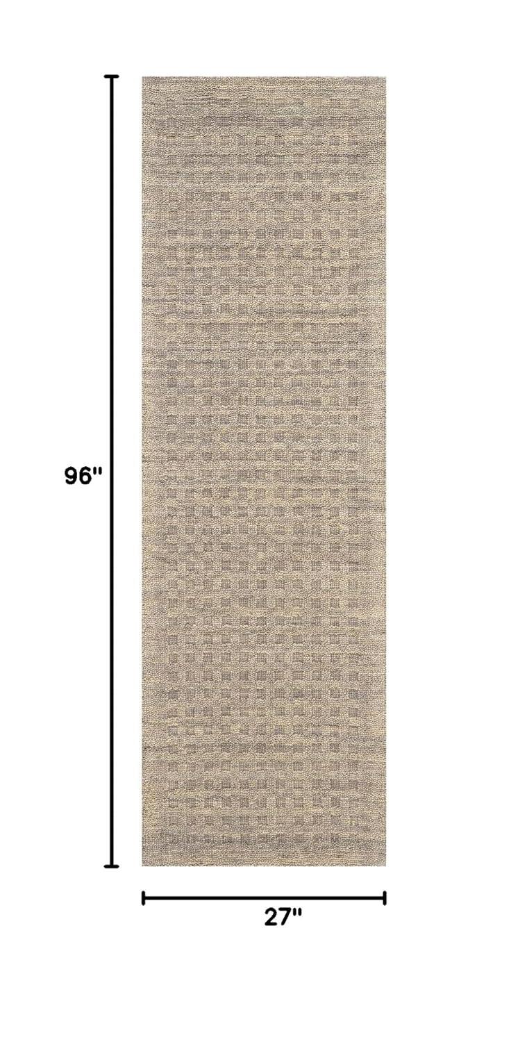 Nourison Perris Textured Indoor Area Rug Latte 2'3" x 8'