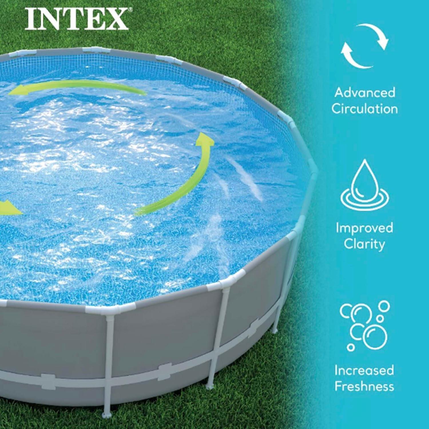 Intex Intex Krystal Clear 1500 GPH Sand Filter Pump for Above Ground Swimming Pools