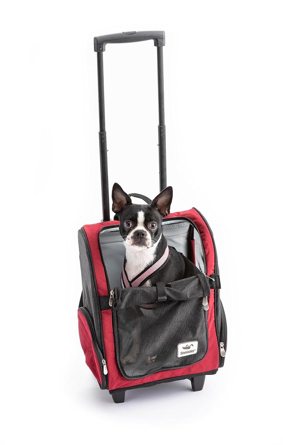 Snoozer Roll Around Travel Dog Carrier Backpack 4-in-1