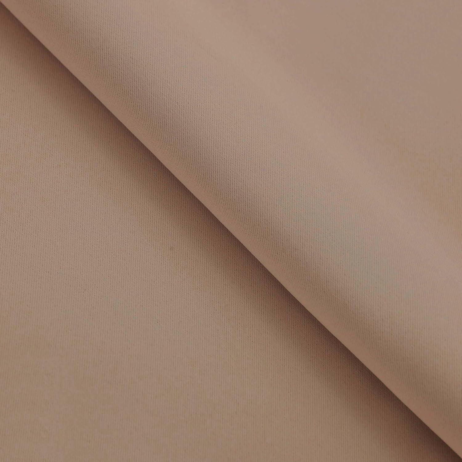 Classic Modern Solid Room Darkening Semi-Blackout Curtains, Grommets, Set of 2, 52"x63", Smoked Ash - Blue Nile Mills