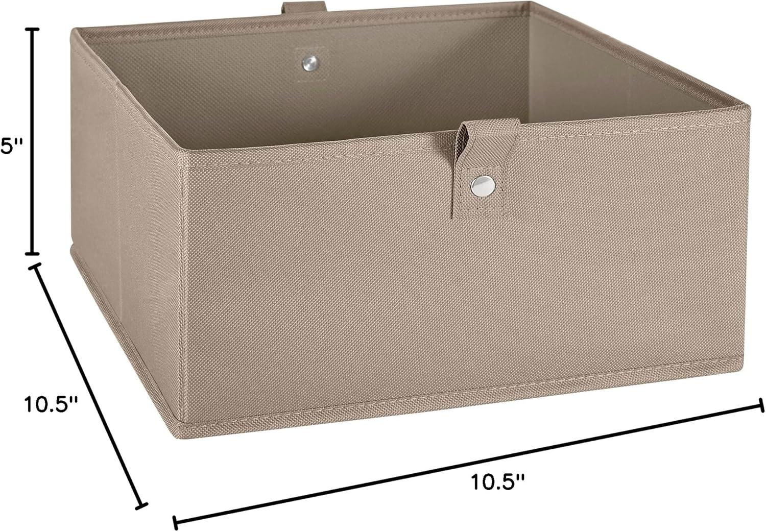 RiverRidge Kids 2pc 5" Fabric Collapsible Storage Cube Organizers for Playroom Organization