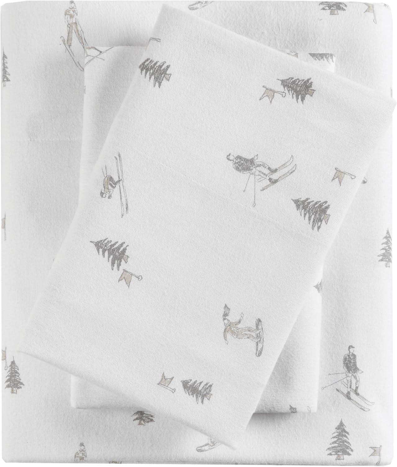 True North by Sleep Philosophy Cozy Cotton Flannel Printed Sheet Set