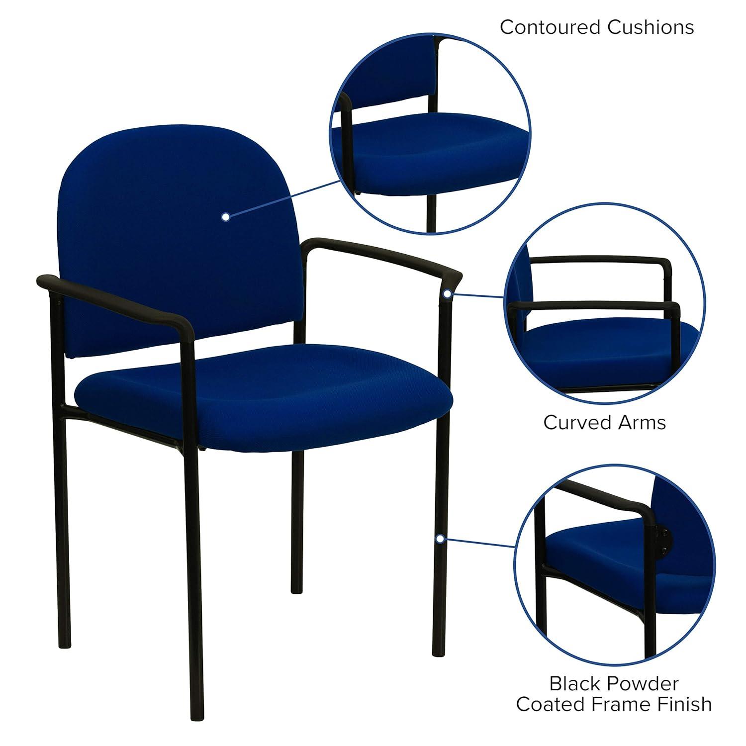 Flash Furniture Prather Tania Comfort Upholstered Stackable Side Reception Chair