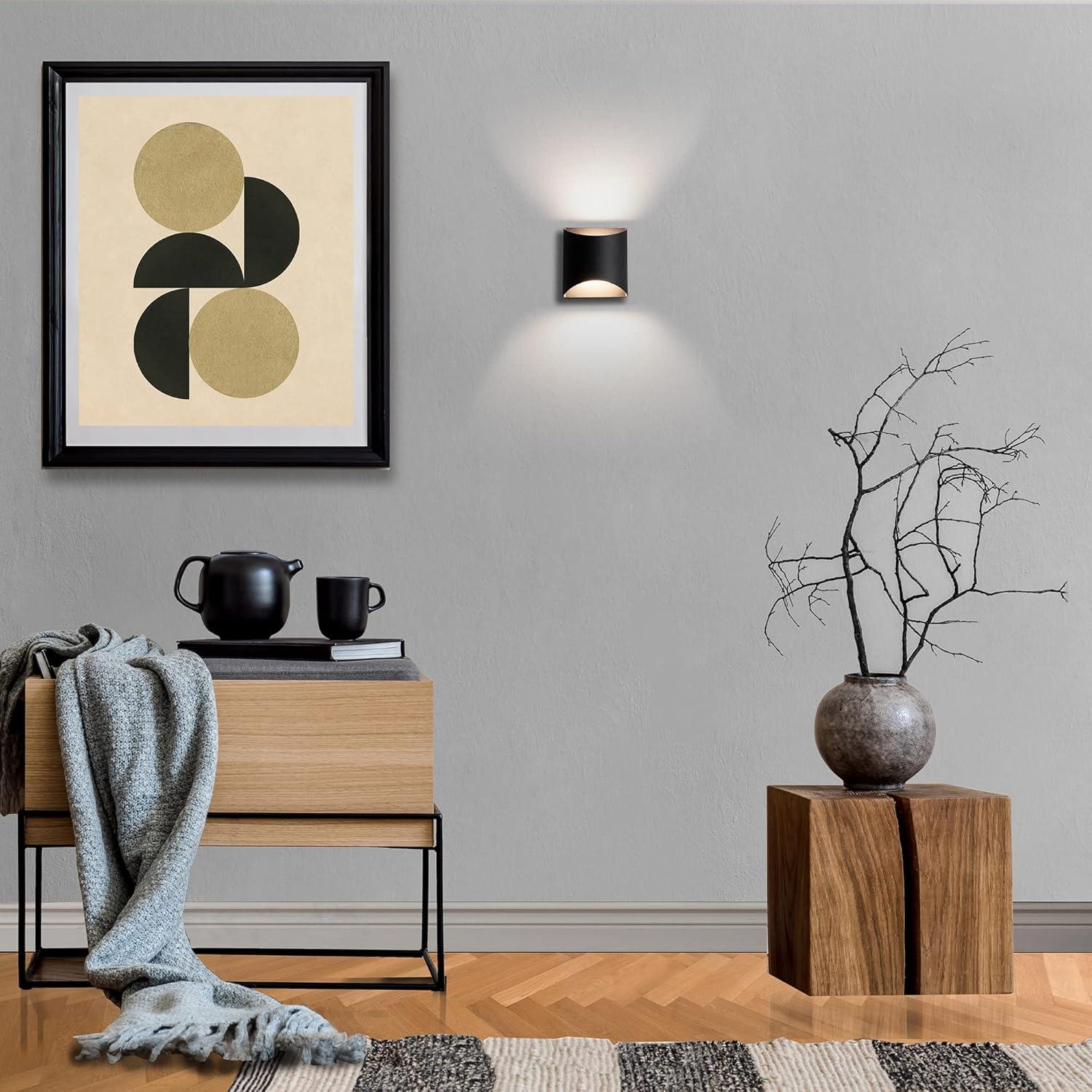 Duet 5.5" LED Wall Sconce With Built-in Color Temperature Adjustability (2700K-3000K-3500K)
