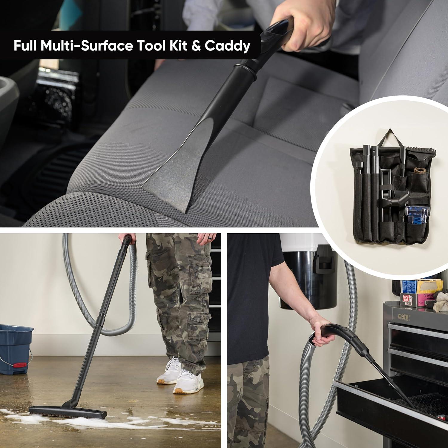 Prolux Professional Shop Wall Mounted Garage Vac Wet Dry Pick Up