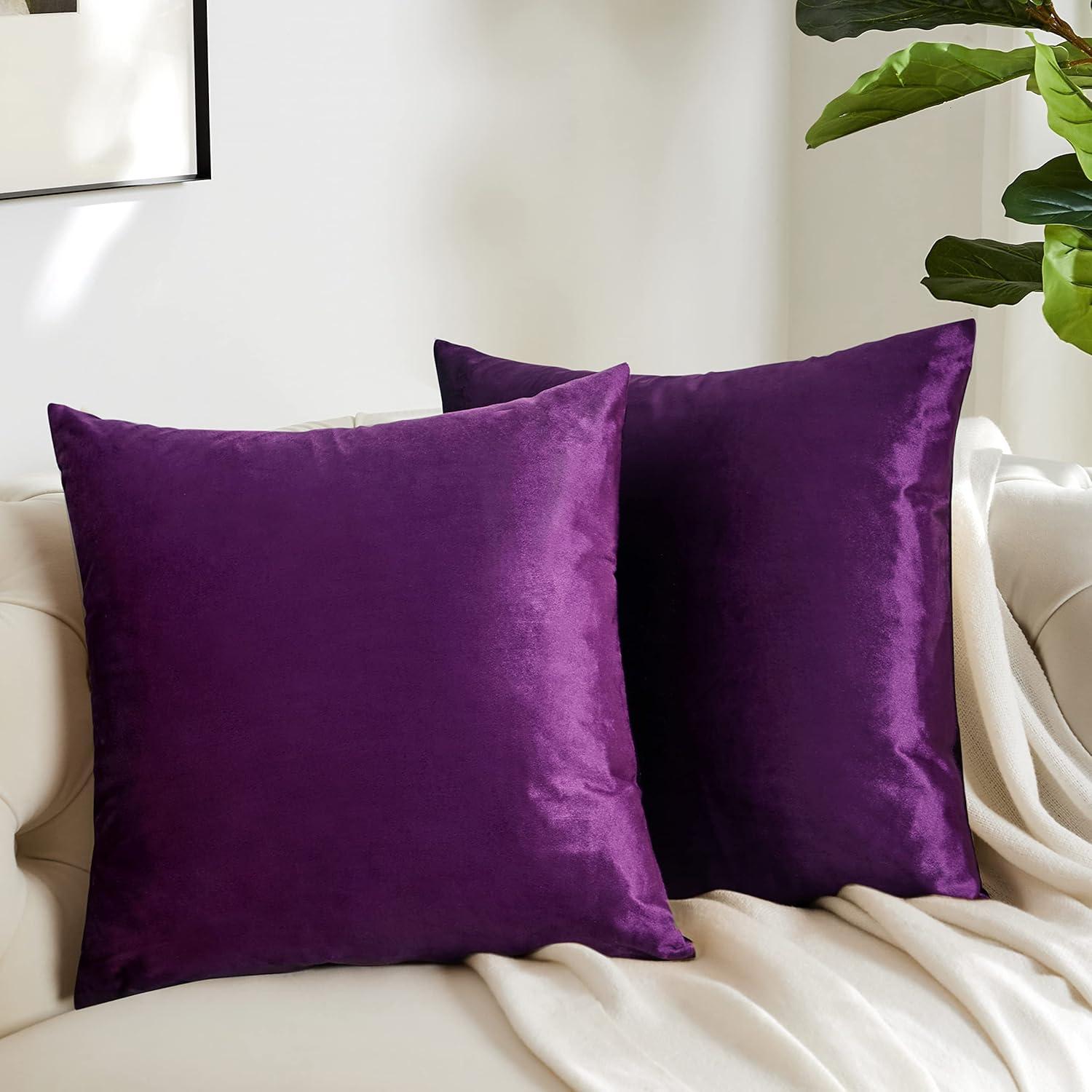 Velvet Reversible Pillow Cover