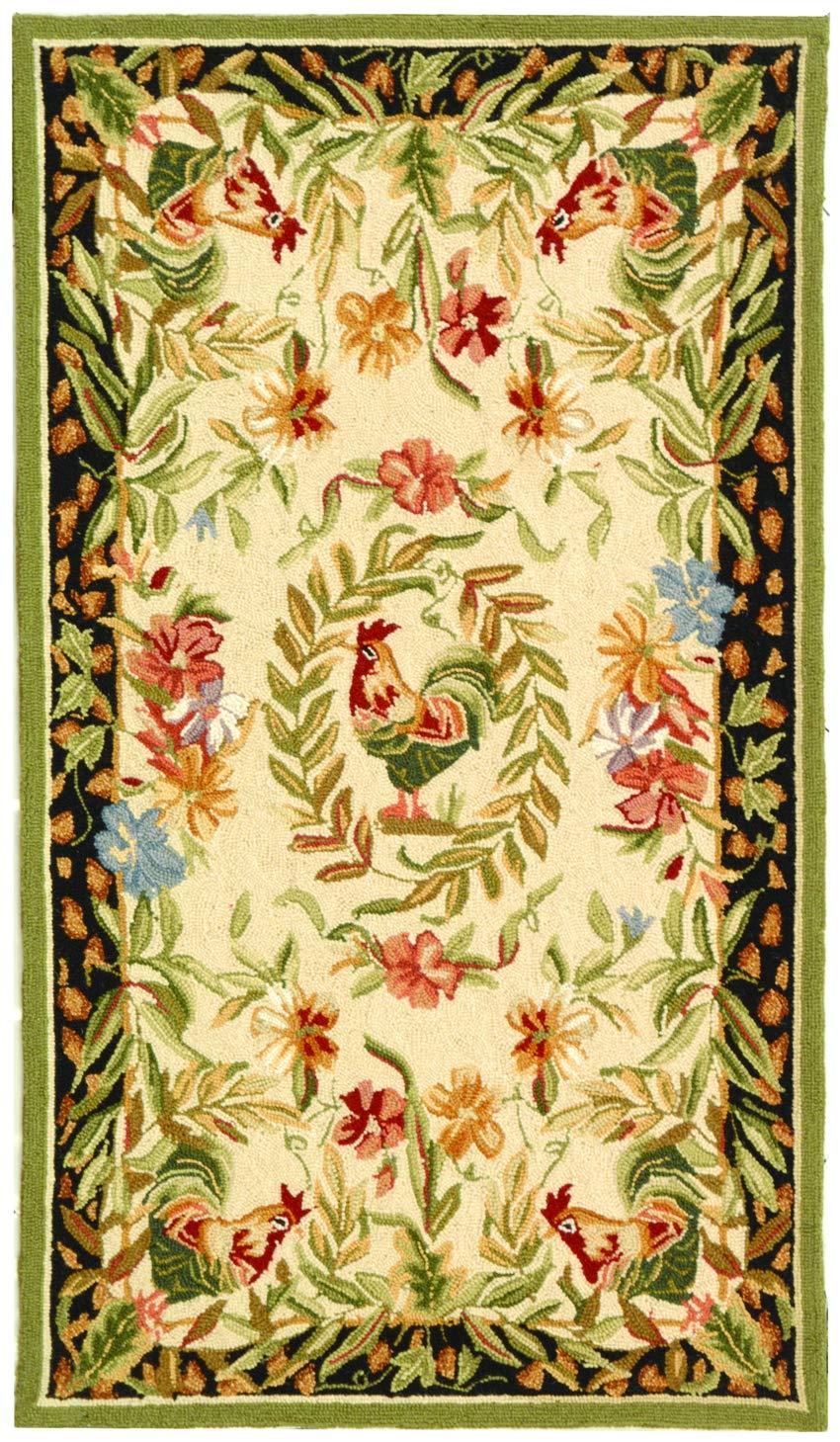 Safavieh Hand Hooked Wool Floral Rug