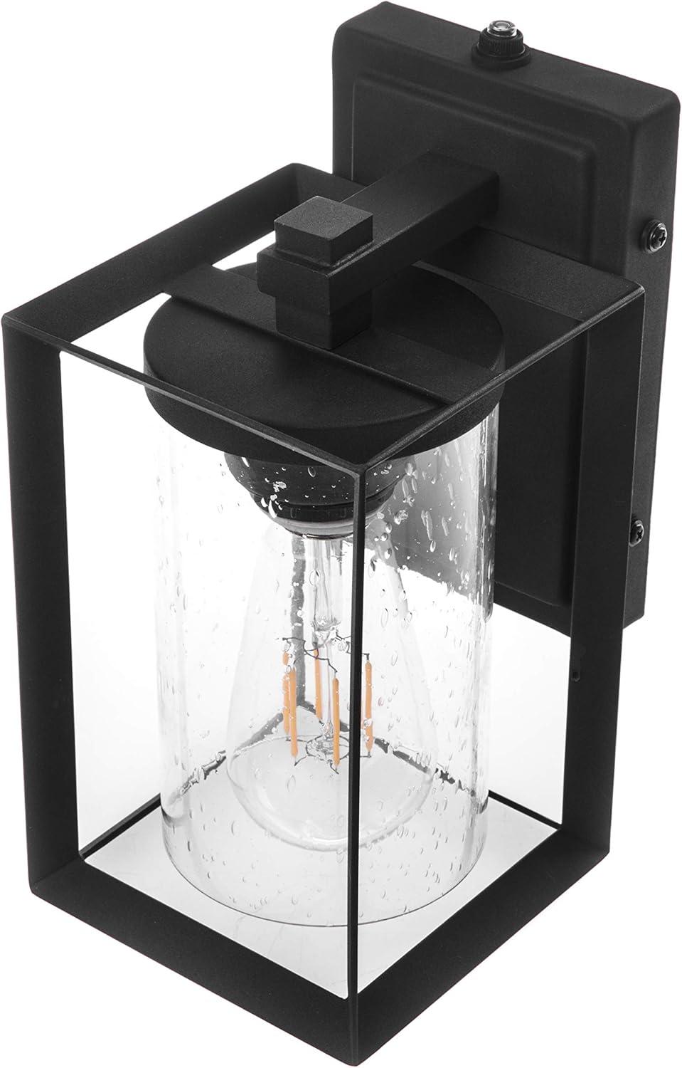 Landia Home Outdoor Wall Lantern - Wall Mounted Sconce Light, Dusk to Dawn Photocell Sensor, ETL Listed