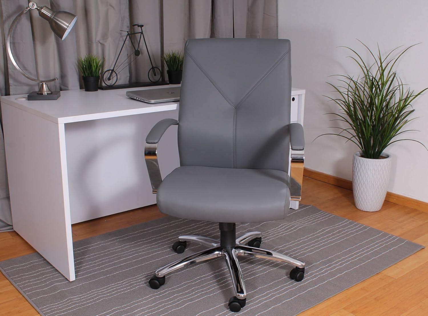 Boss Office Products Leather Conference Chair