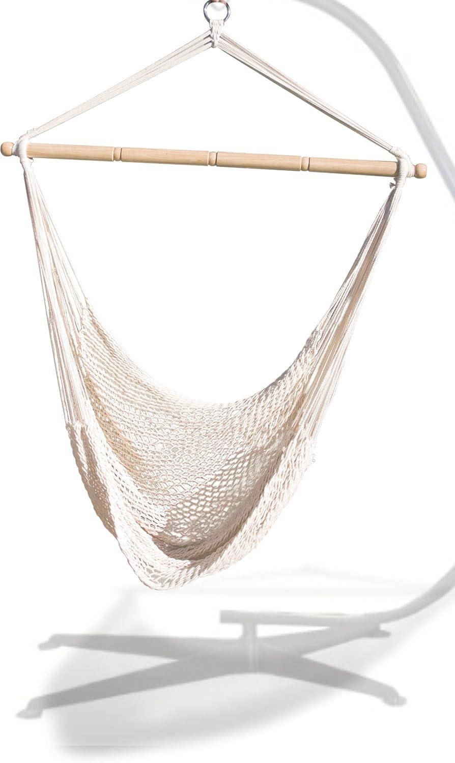 Hammaka White Outdoor Or Patio Or Yard Or Lawn And Garden Hammocks Swing Hanging Net Chair