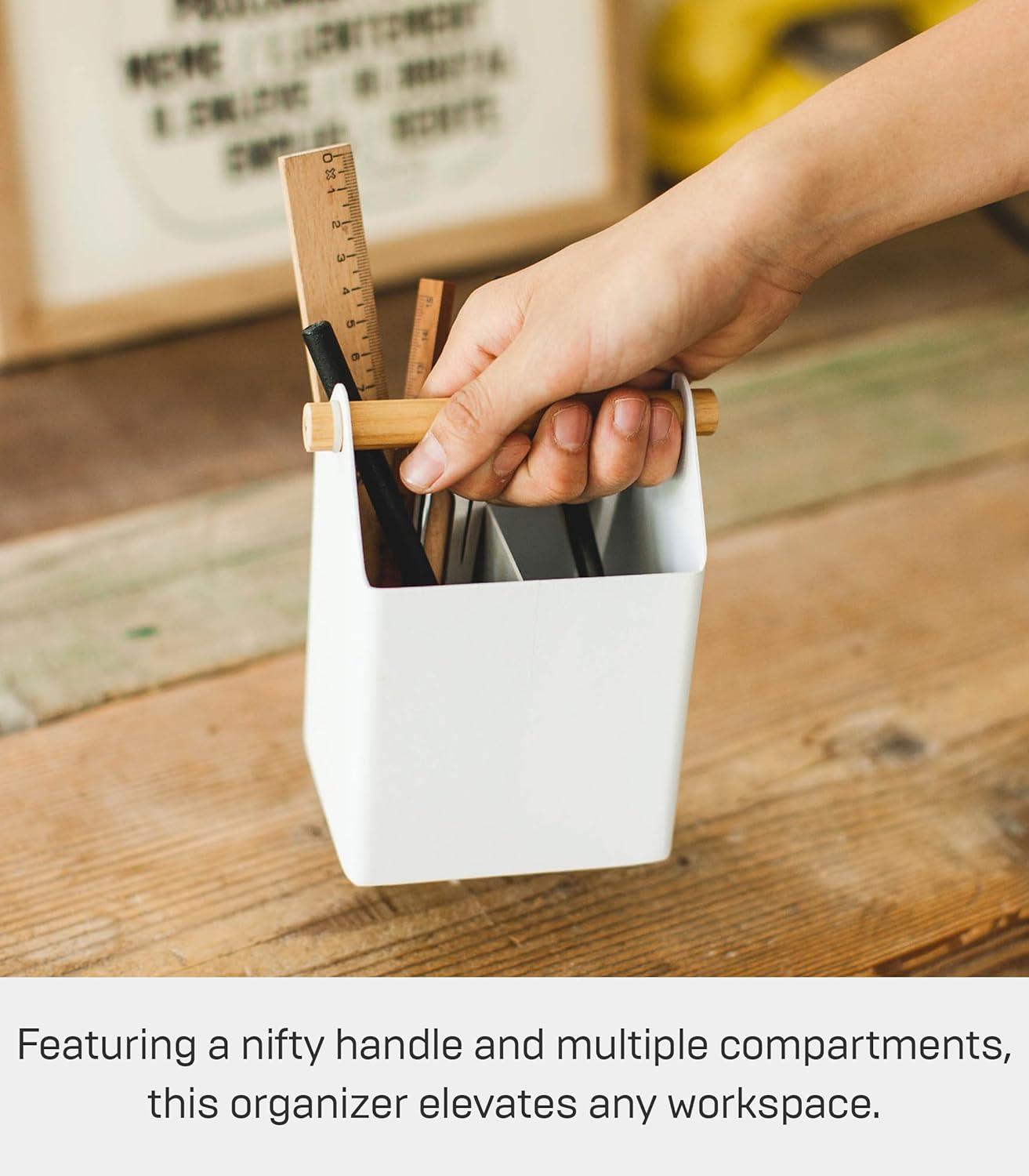 Tosca Yamazaki Home Pen Stand Organizer, Stationary Holder For Office & School Supplies