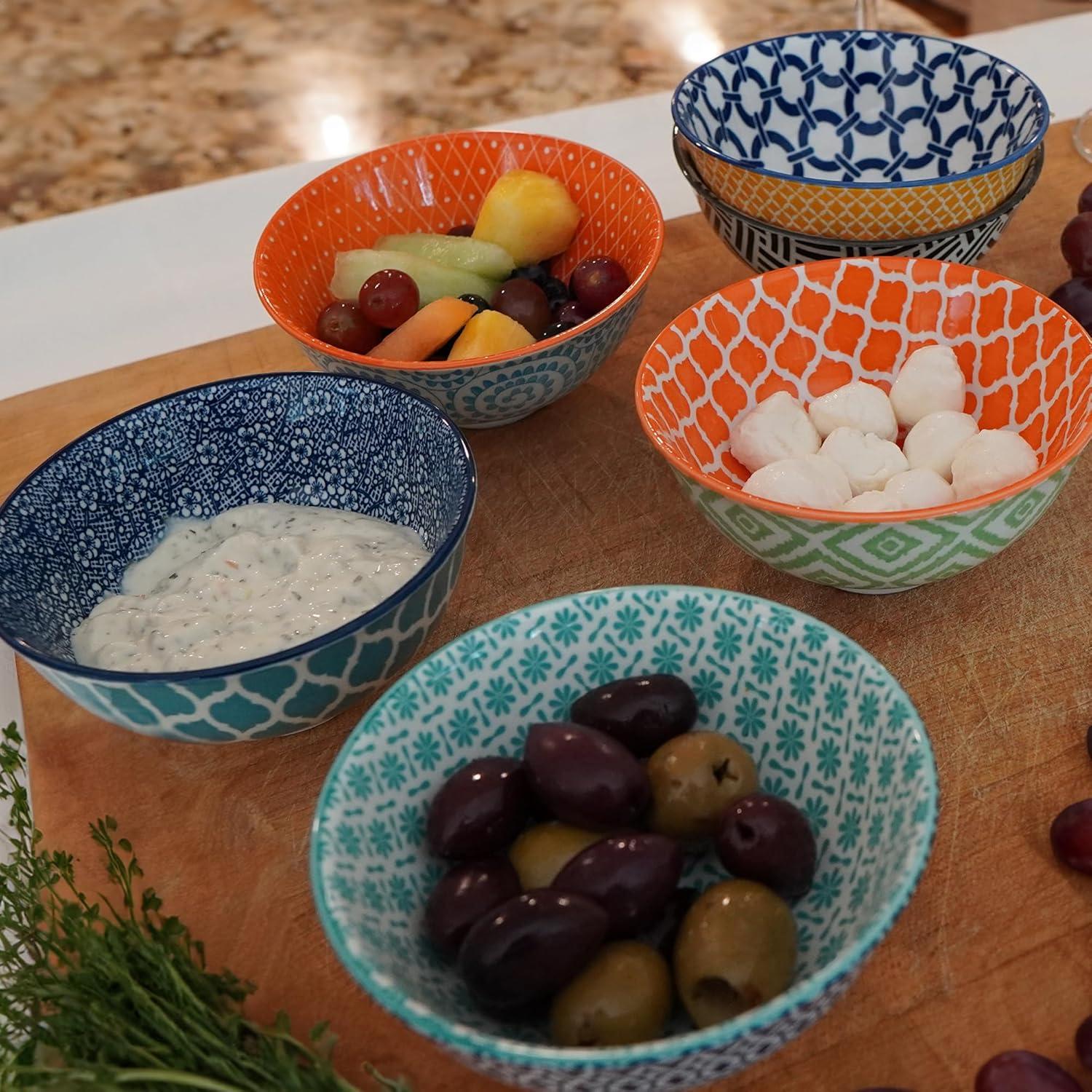 Certified International Certified International Chelsea 10 oz Mix and Match Dining Bowl Set (Set of 6)