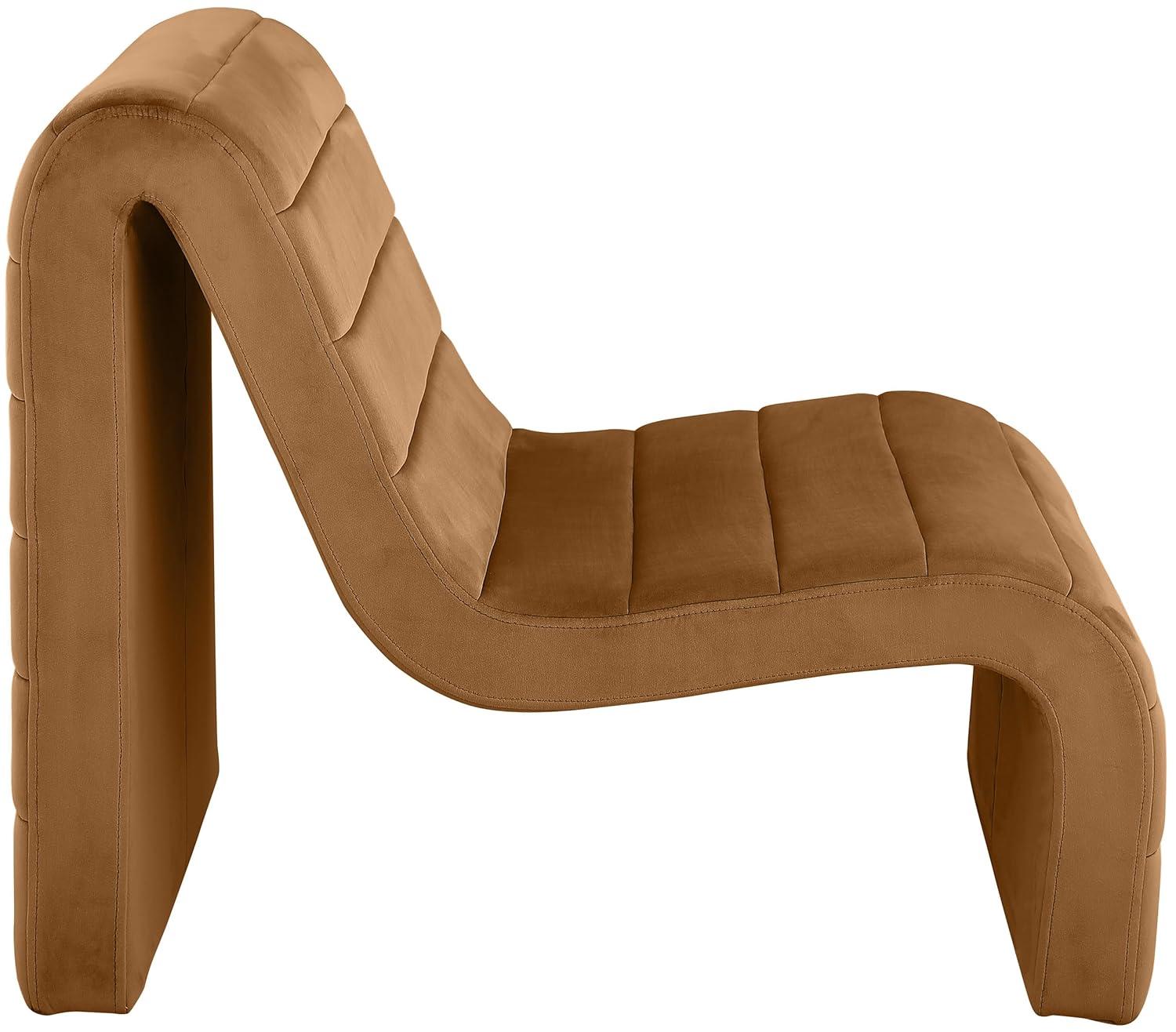 Meridian Furniture Ivy Saddle Velvet Accent Chair