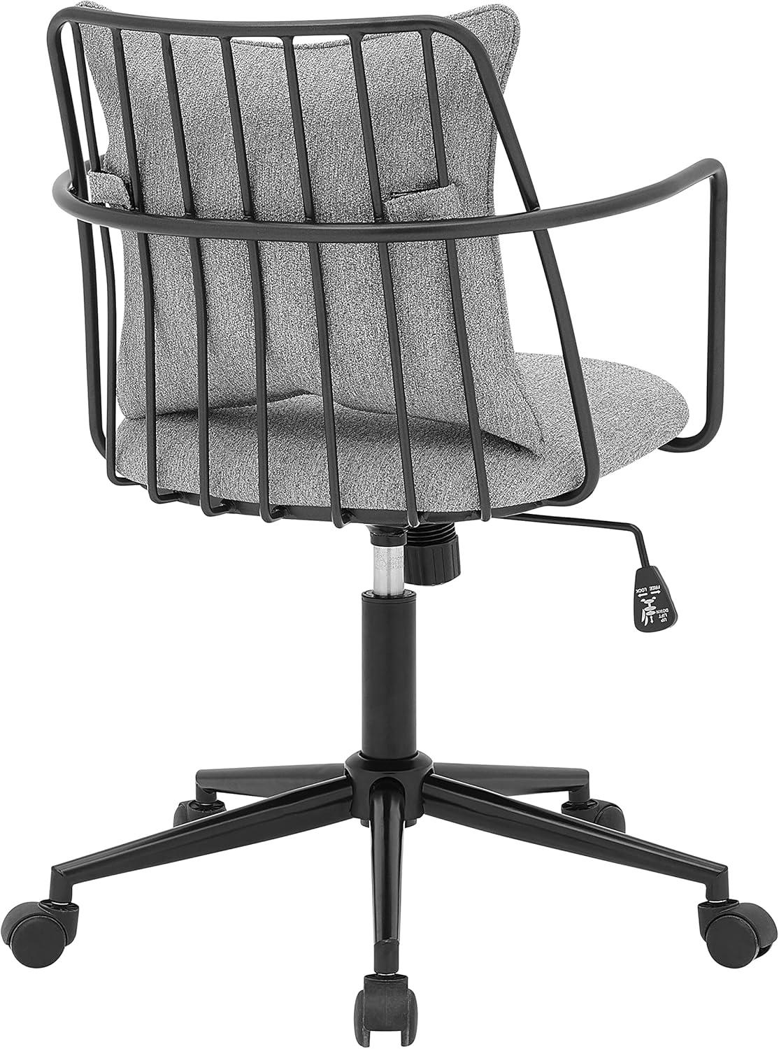 Edison KD Fabric Office Chair Grey