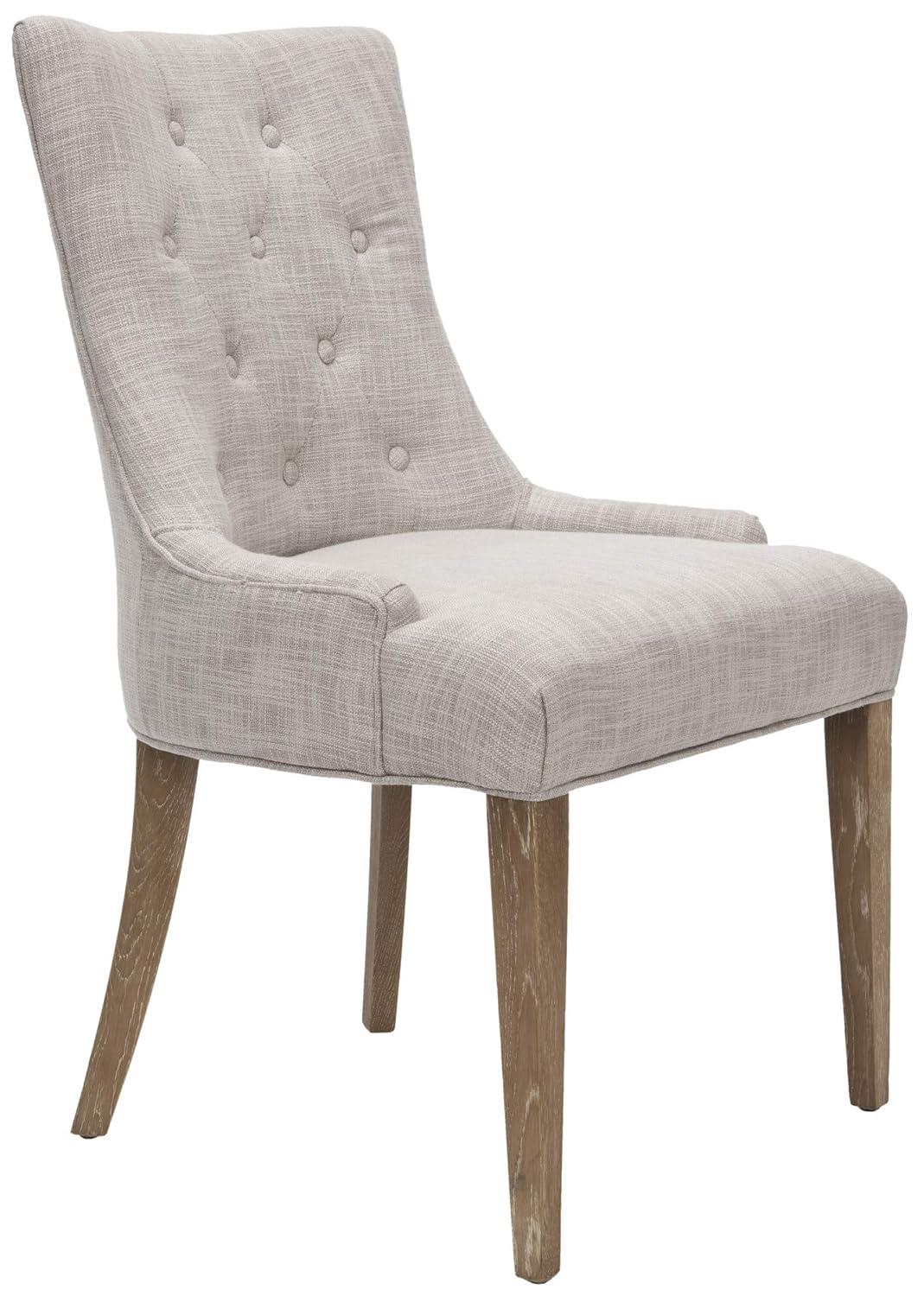 Amanda 19''H Tufted Chair with Nickel Nail Heads - Antique Gold - Safavieh.