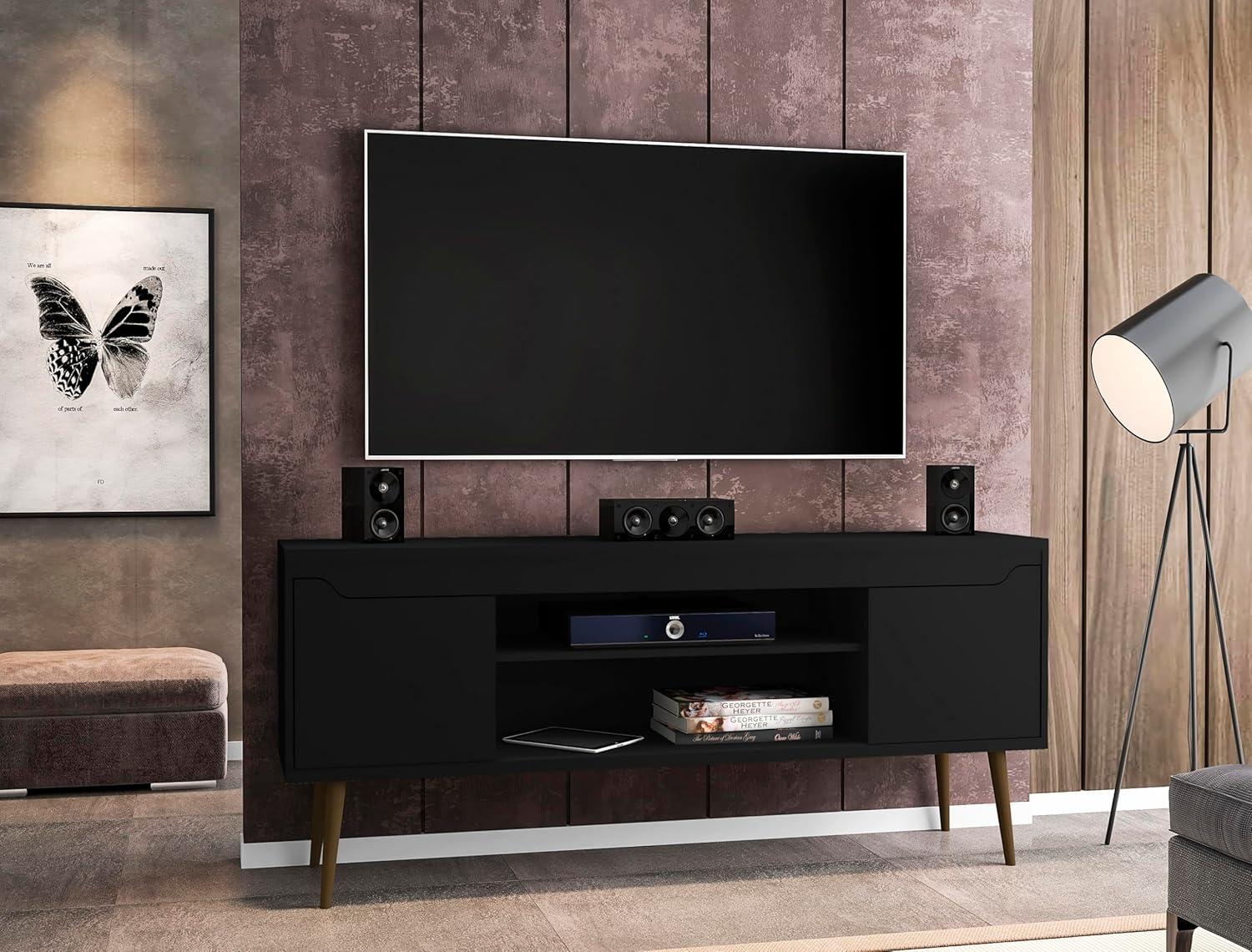 Bradley TV Stand for TVs up to 60" - Manhattan Comfort