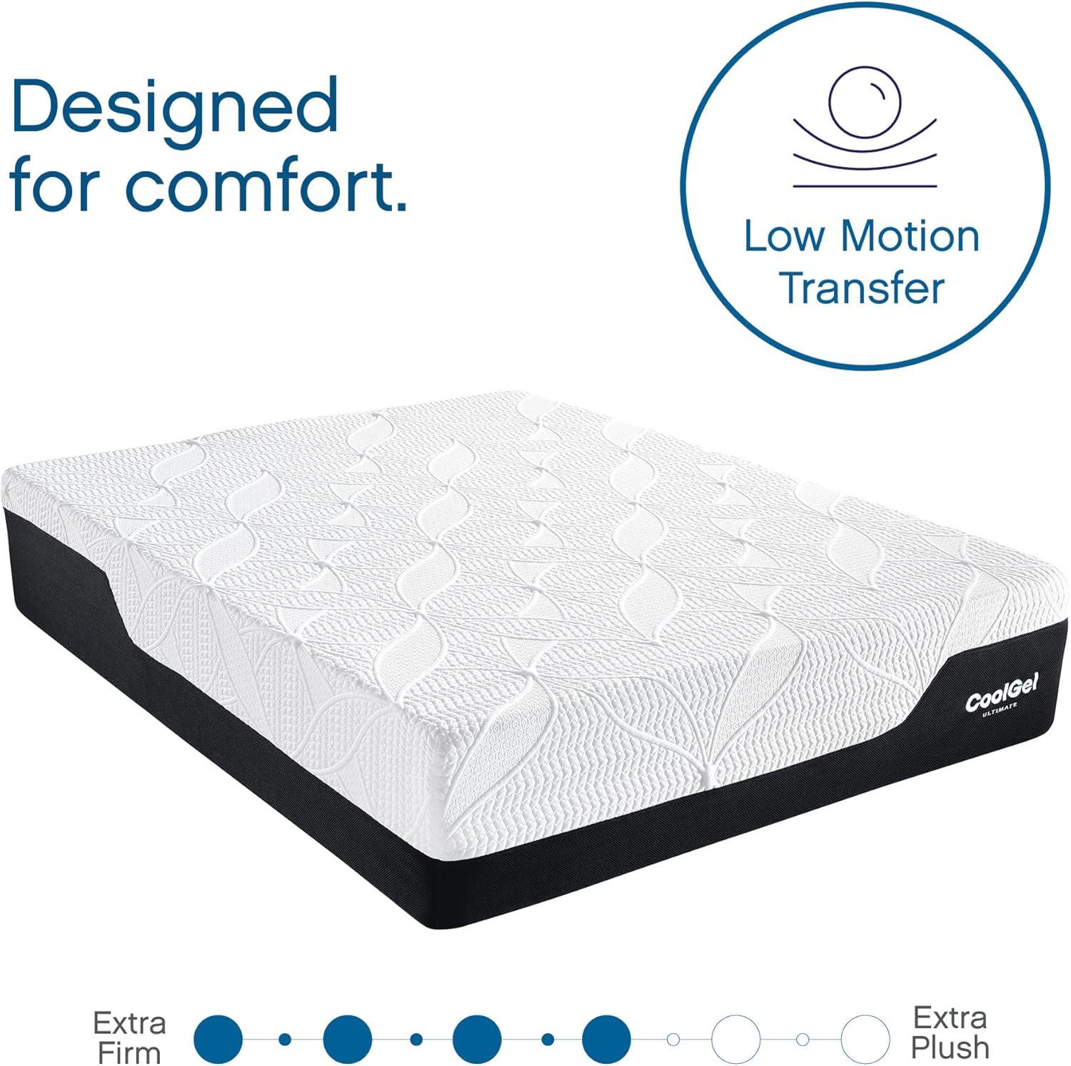 Queen 14-Inch Gel Memory Foam Mattress with Adjustable Bed