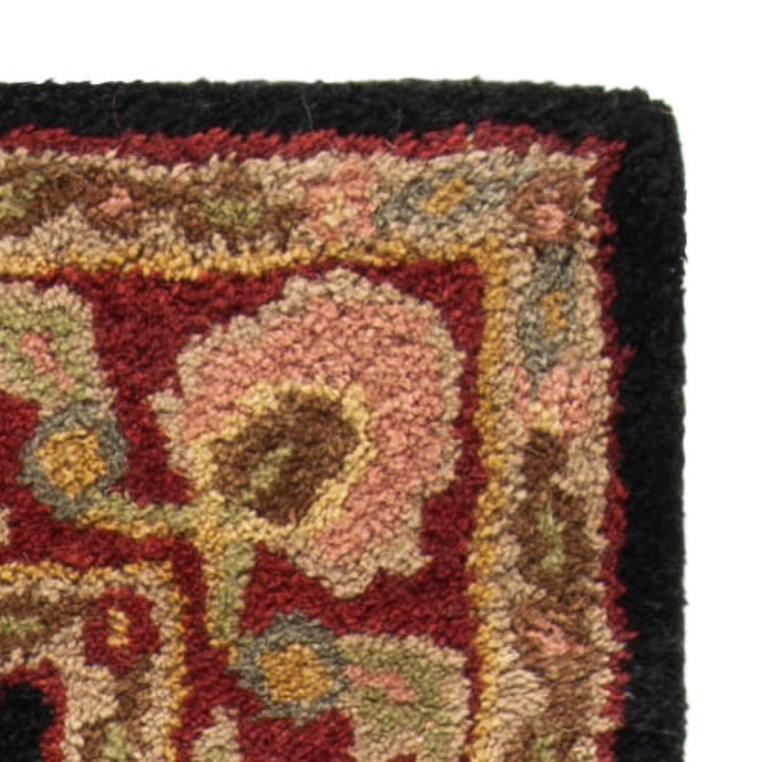 Classic CL359A Hand Tufted Accent Rug - Navy/Red - 2'x3' - Safavieh..