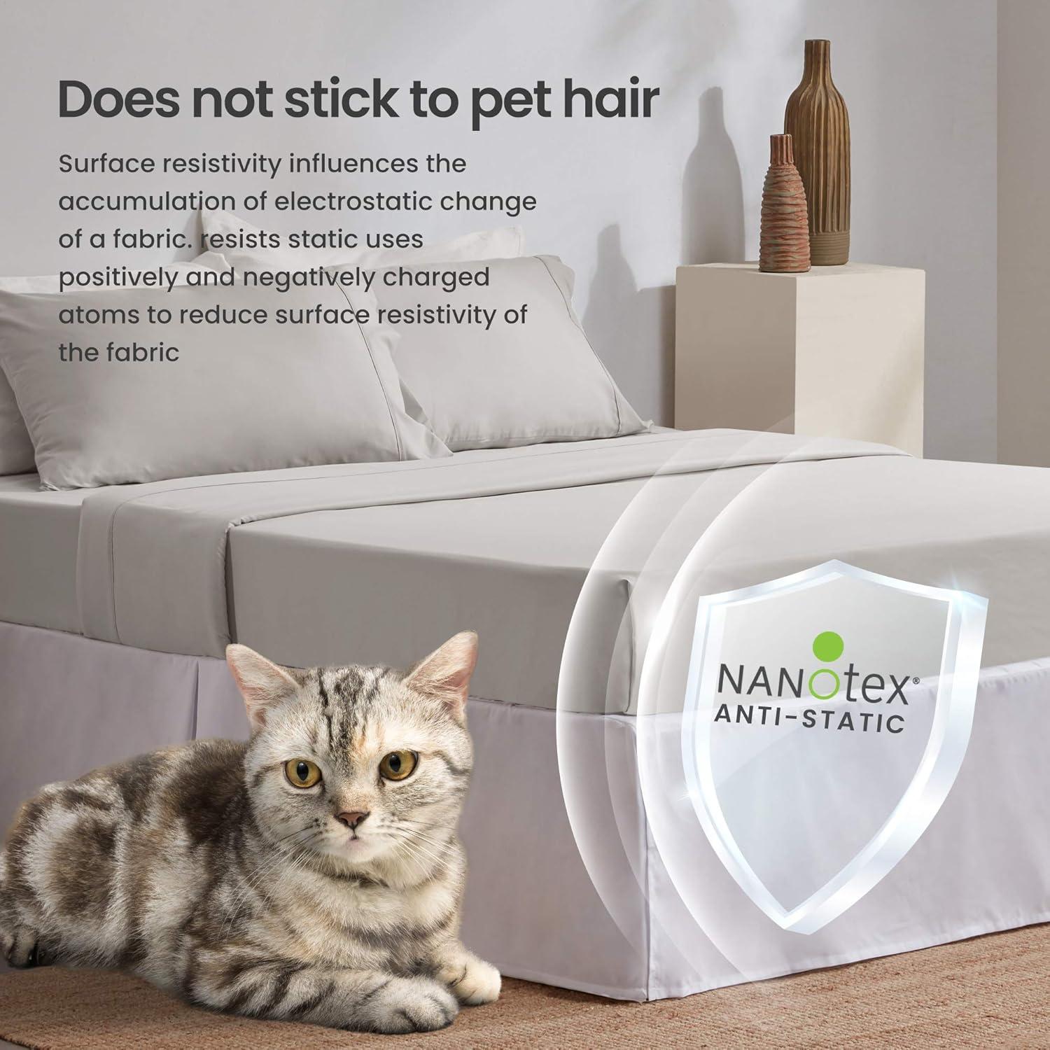 Sleep Zone Pleated Bed Skirt