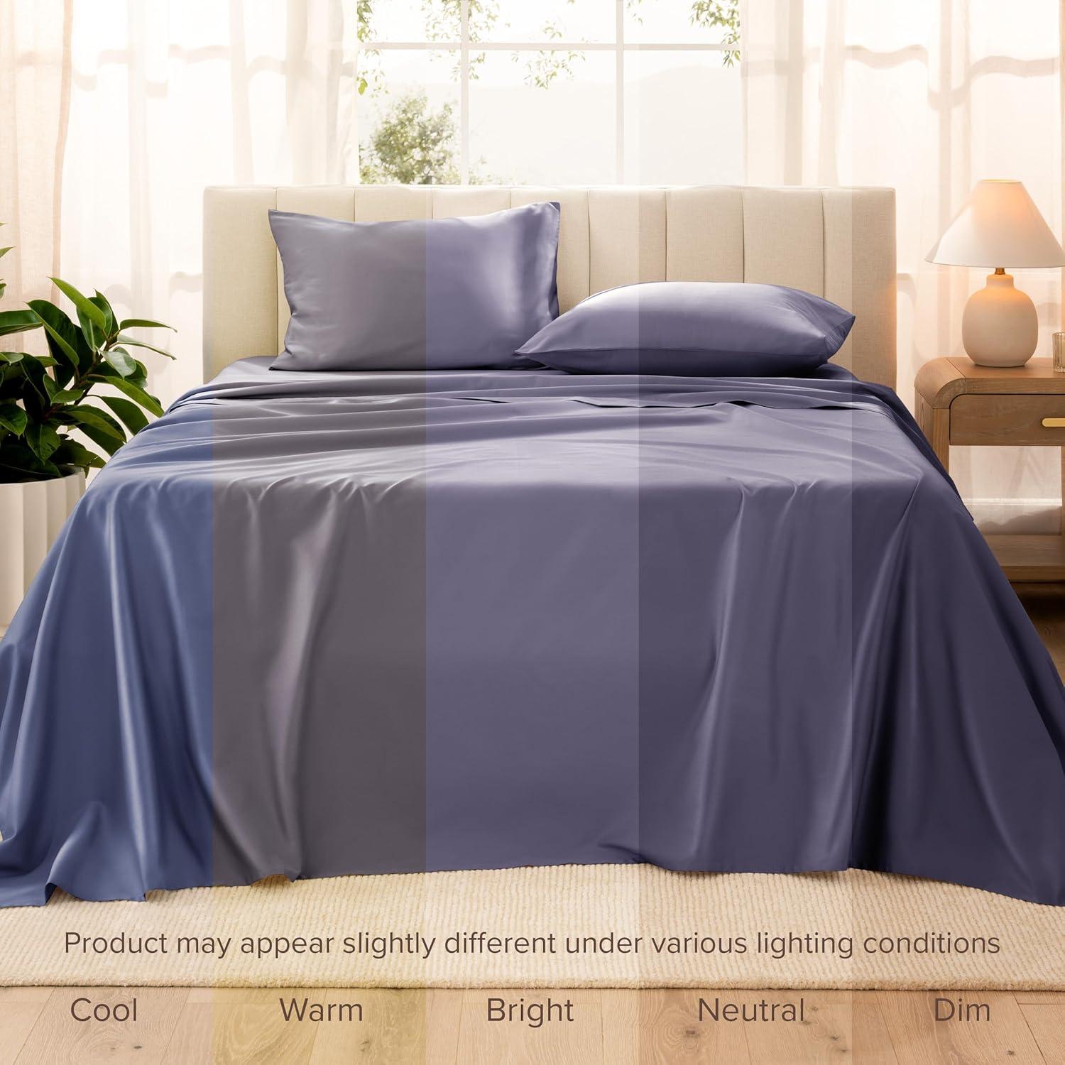 Bare Home 400 Thread Count Sateen Sheet Set