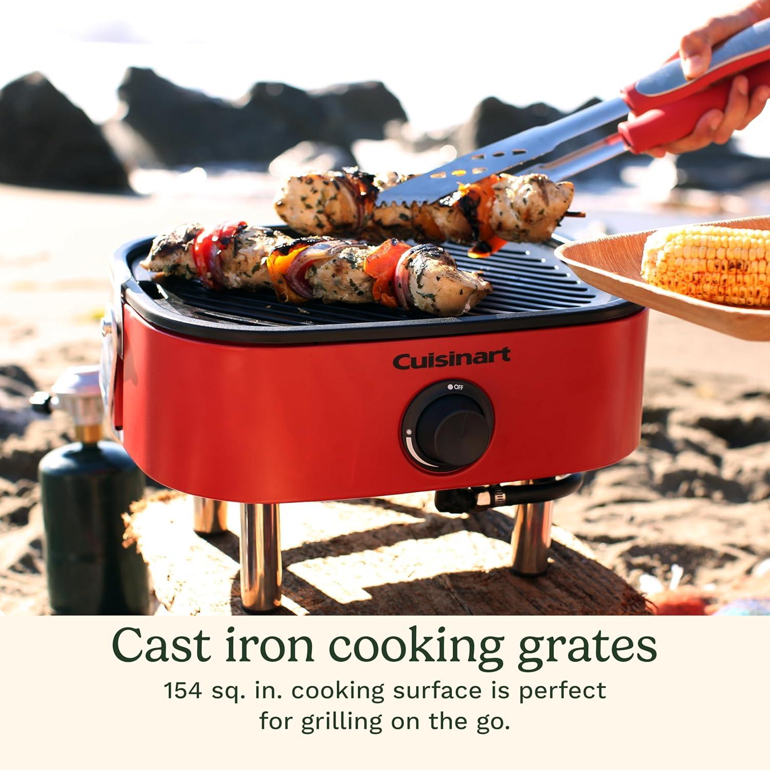 Cuisinart ® Venture ™ Red Portable Outdoor Gas Grill