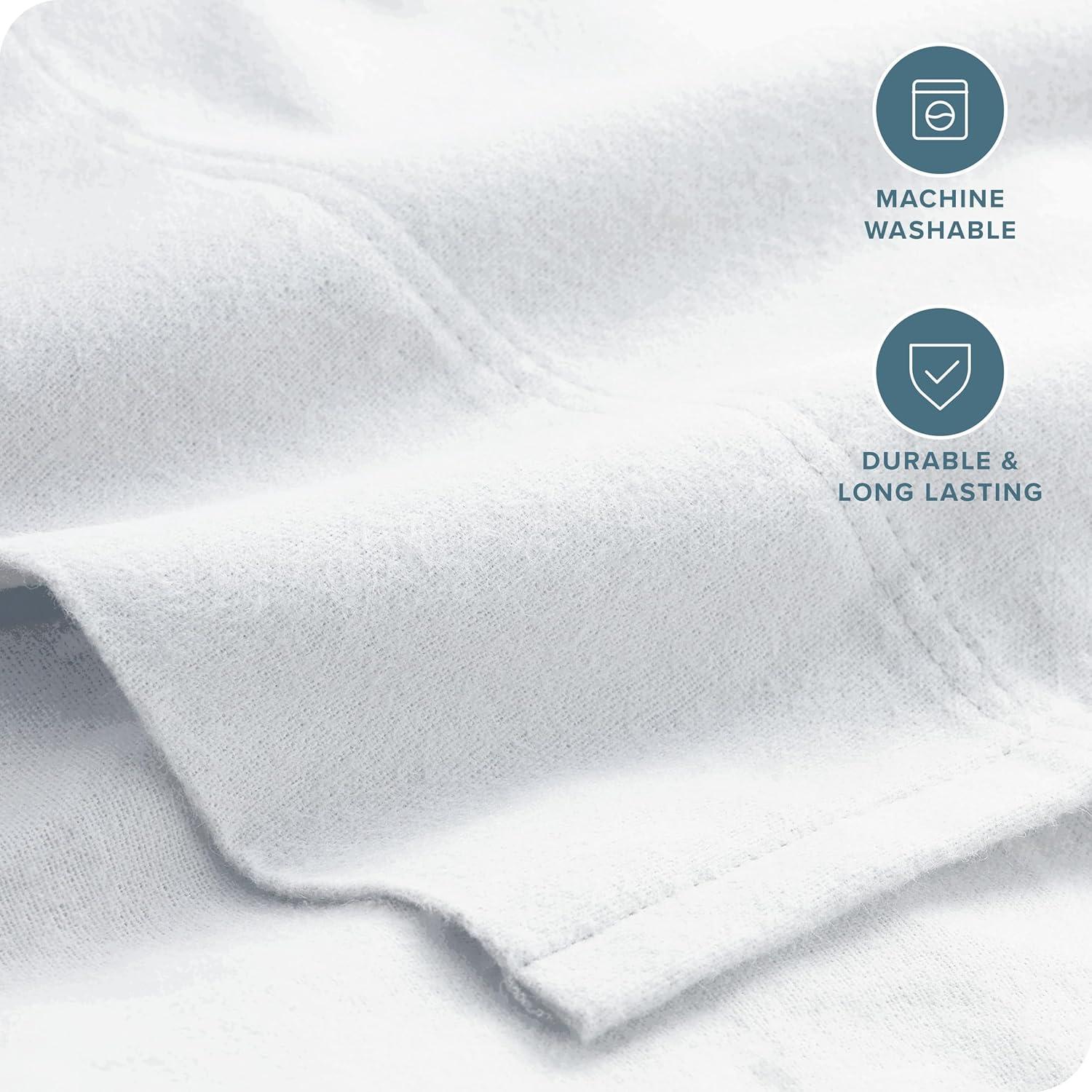 Bare Home Flannel Machine Woven Sheet Set