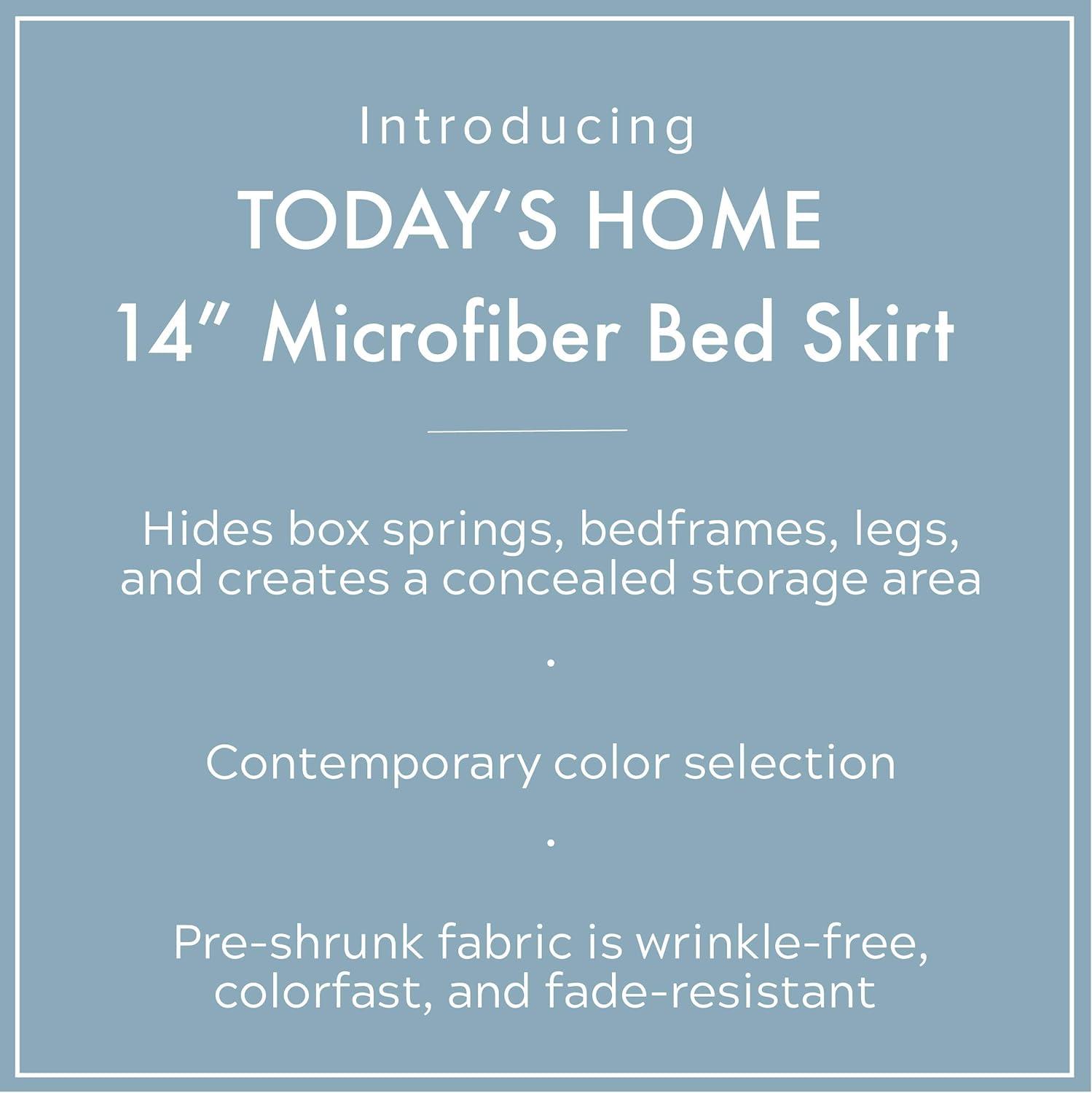 Today's Home Basic Microfiber Tailored Bedding Collection