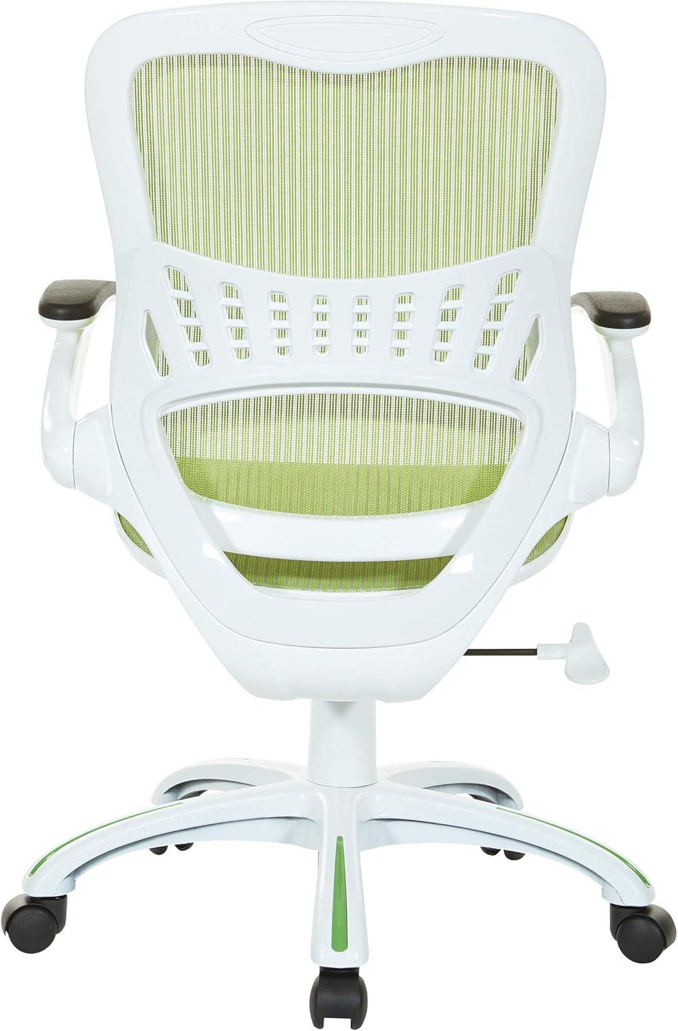 OSP Home Furnishings Riley Office Chair with Green Mesh