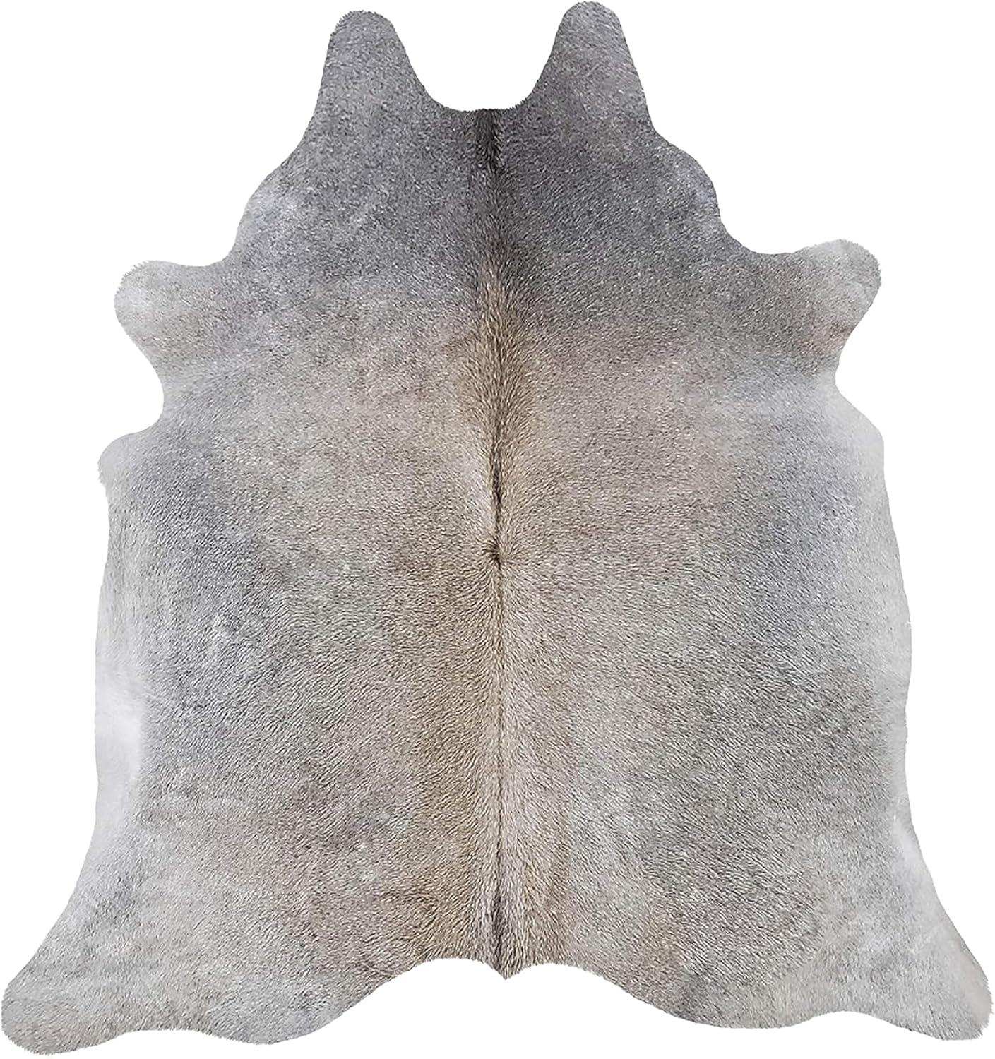 Gray Genuine Cowhide 5' x 7' Rug