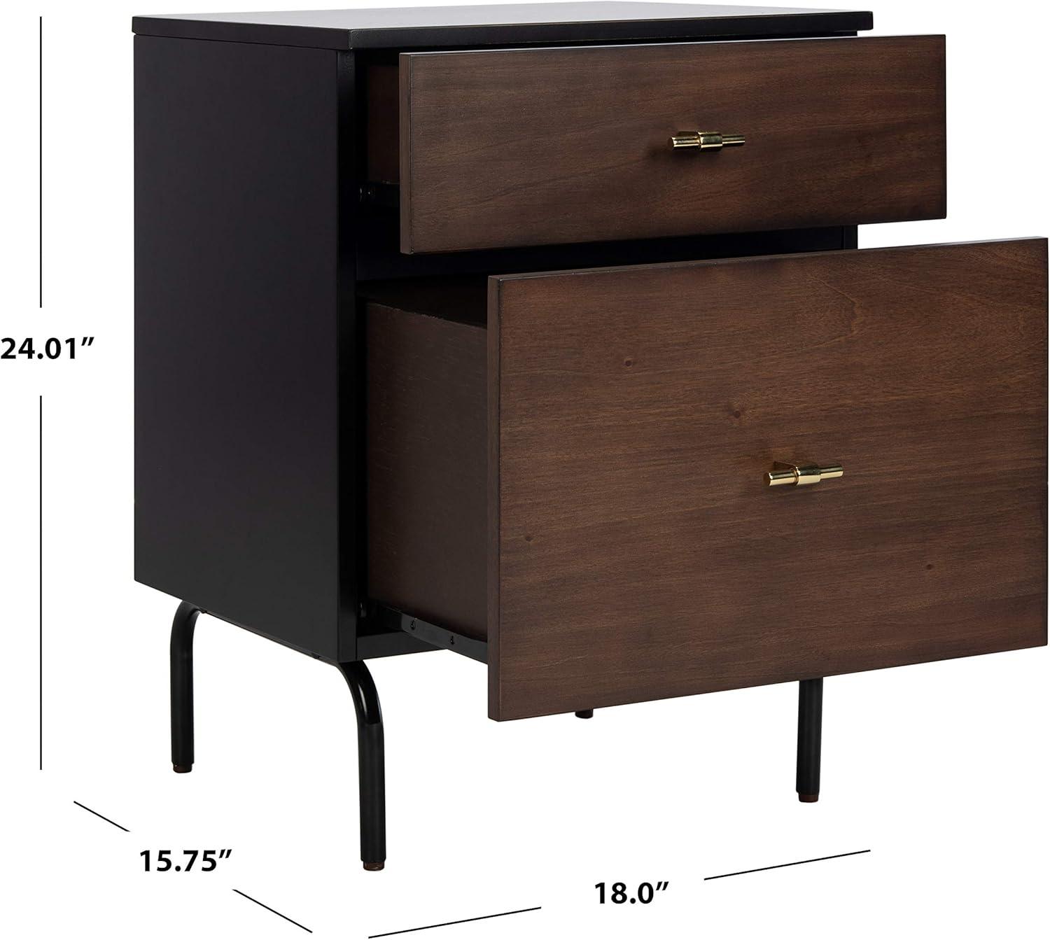 Genevieve 2 Drawer Nightstand  - Safavieh