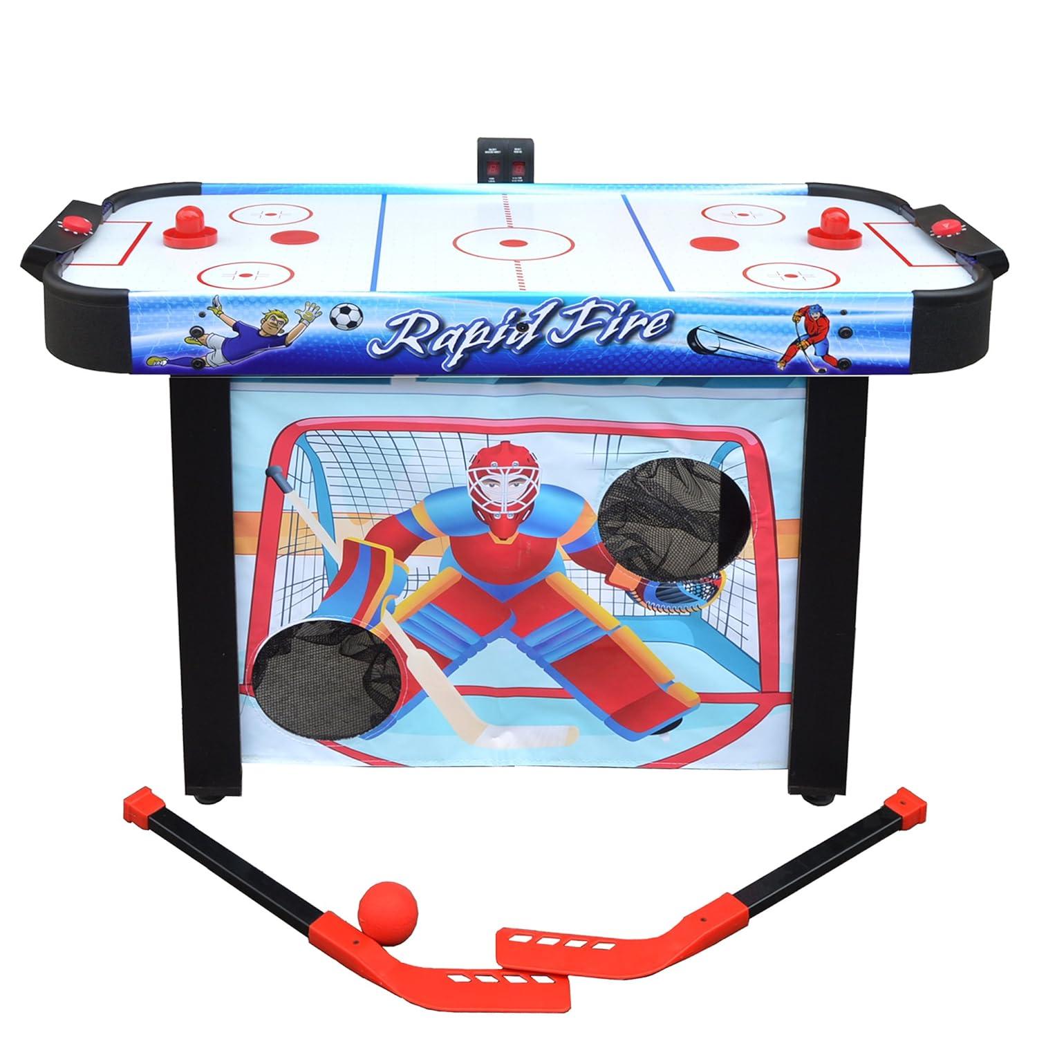 42" Rapid Fire Air Hockey Multi-Game Table