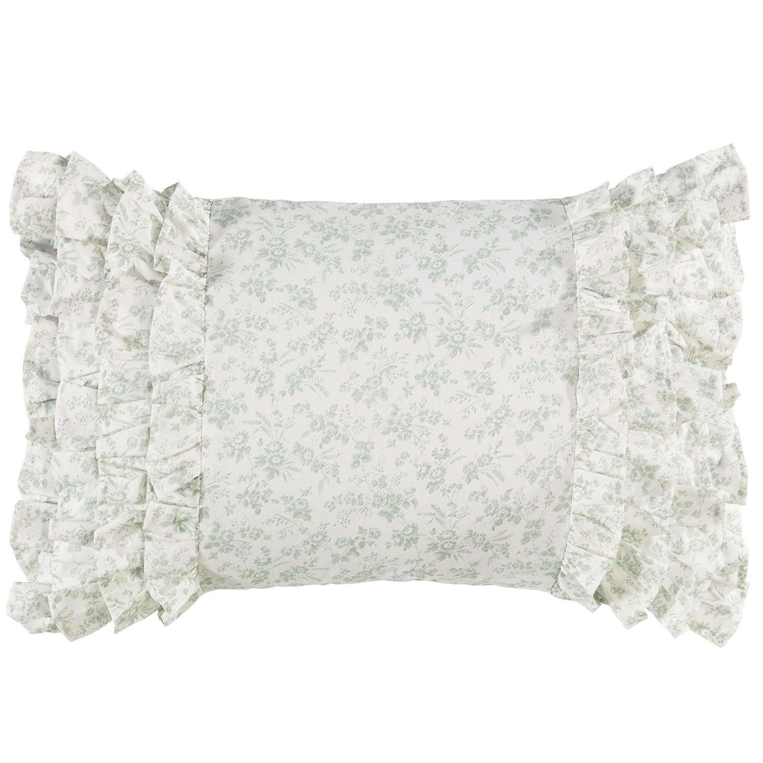 Laura Ashley Laura Ashley Harper Green Cotton Comforter Set