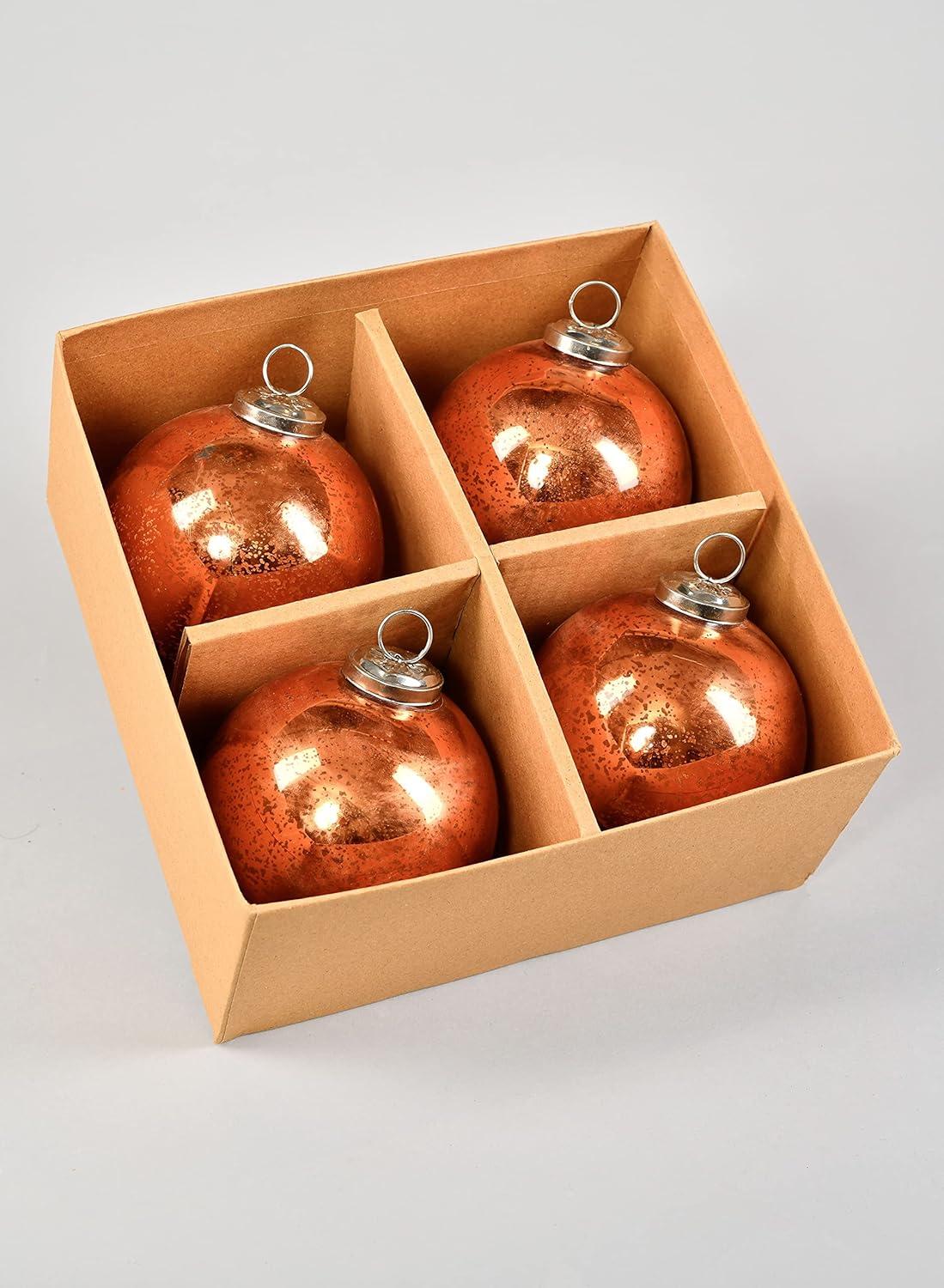 The Holiday Aisle® Glass Ball Ornament (Set of 4)