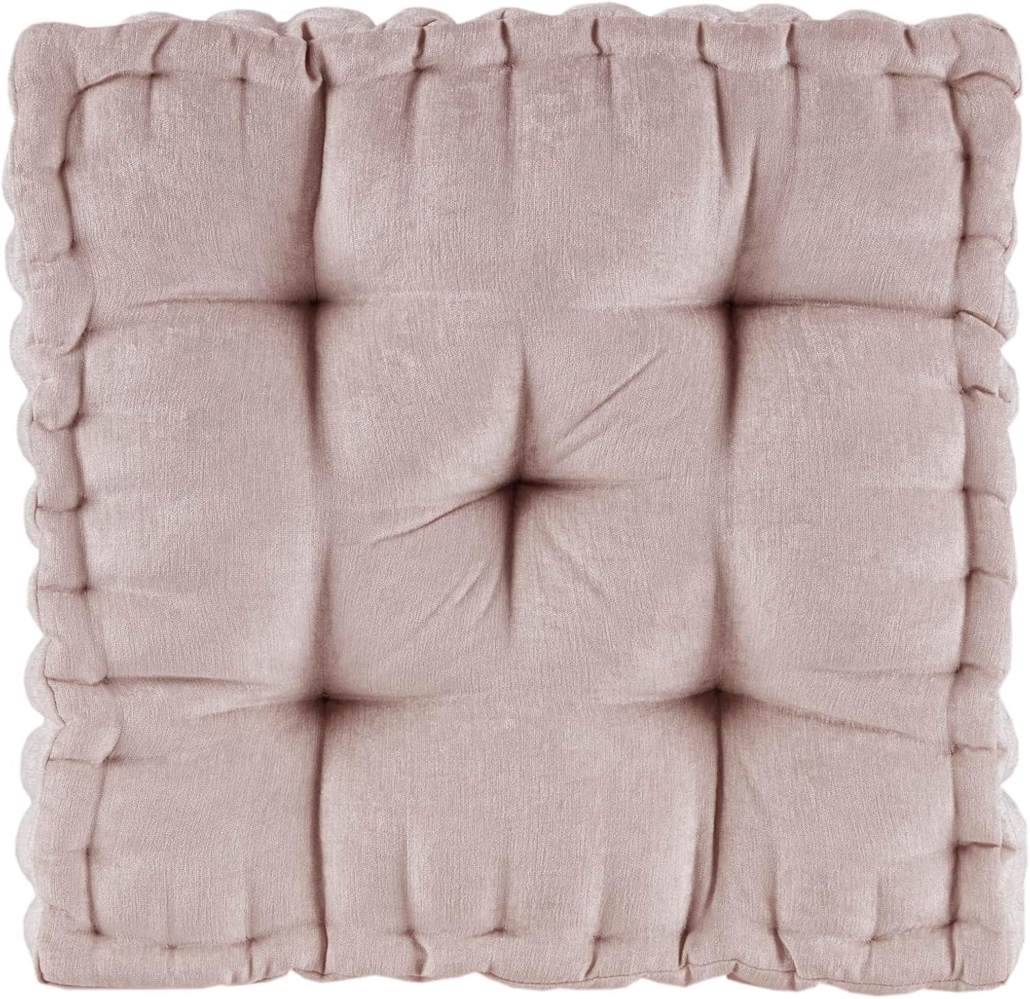 Intelligent Design Azza Poly Chenille Square Floor Pillow Cushion