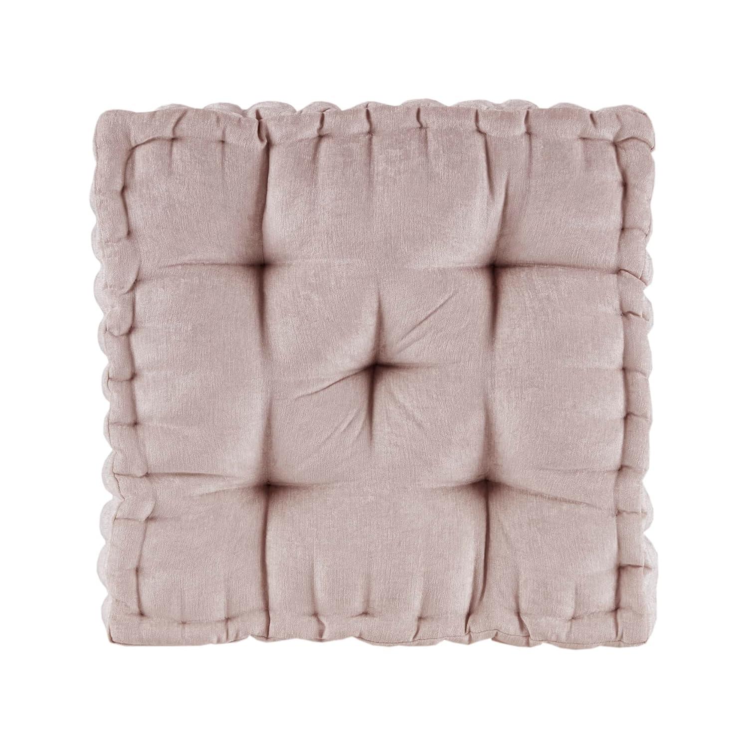 Intelligent Design Azza Poly Chenille Square Floor Pillow Cushion