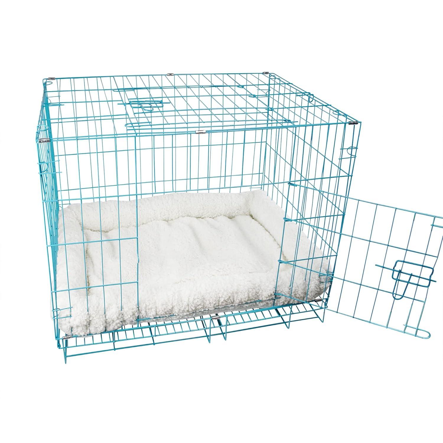 long rich Self Warming Pet Bed, Self Heating Cat Dog Pads for Indoor Outdoor Pets Non-Slip Bottom, Machine Washabl， Bolster pet Bed/Dog Bed/Crate Cushion 24 by 18 inches,by Happycare Textiles