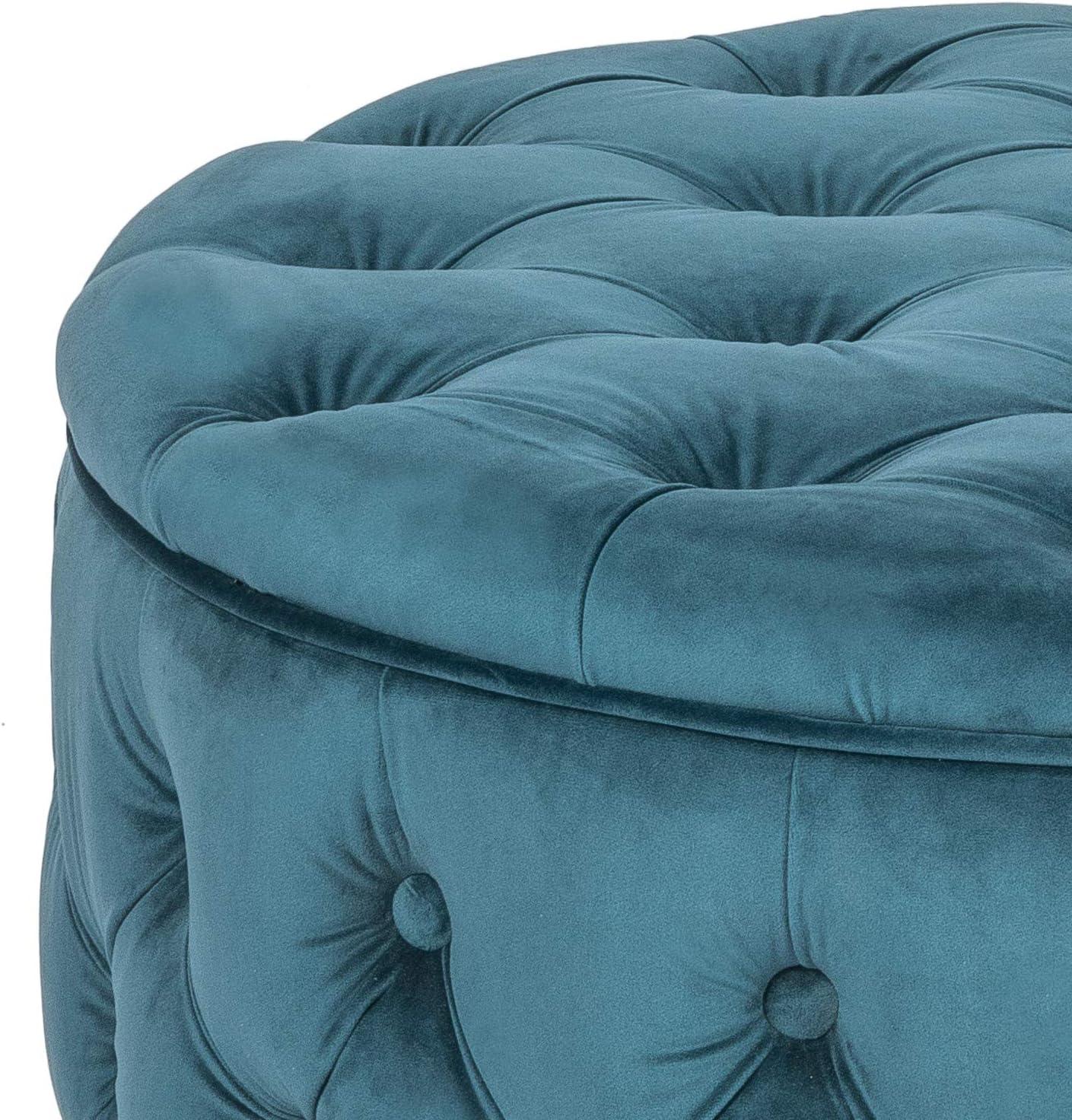 Amram Tufted Round Storage Ottoman