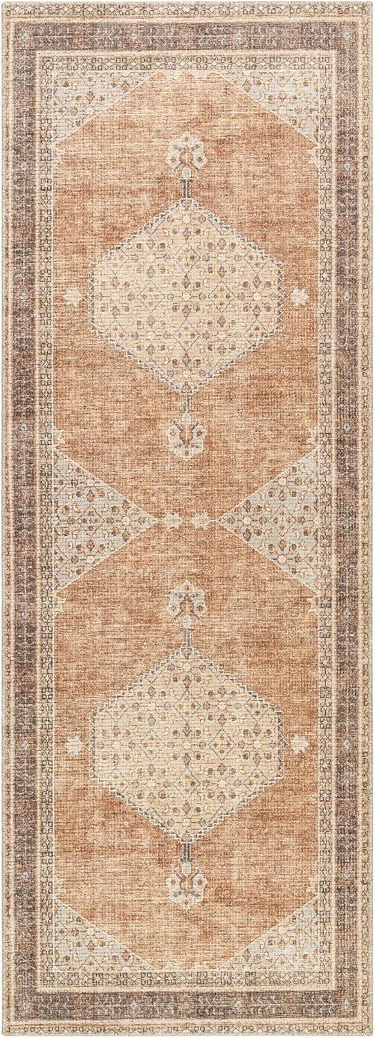 Becki Owens x Livabliss Vintage Traditional Oriental Boho Cinnamon Area Rug