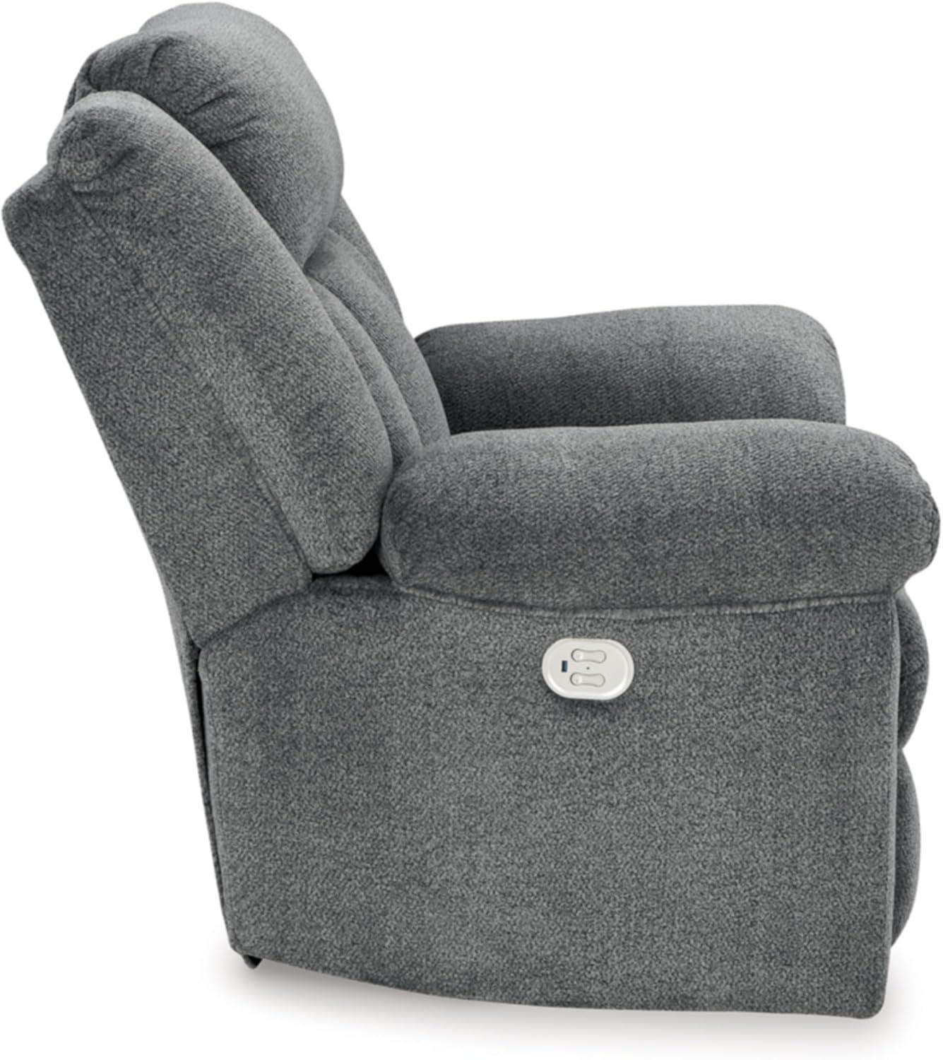 Ashley Furniture Tip-Off Slate Power Recliner