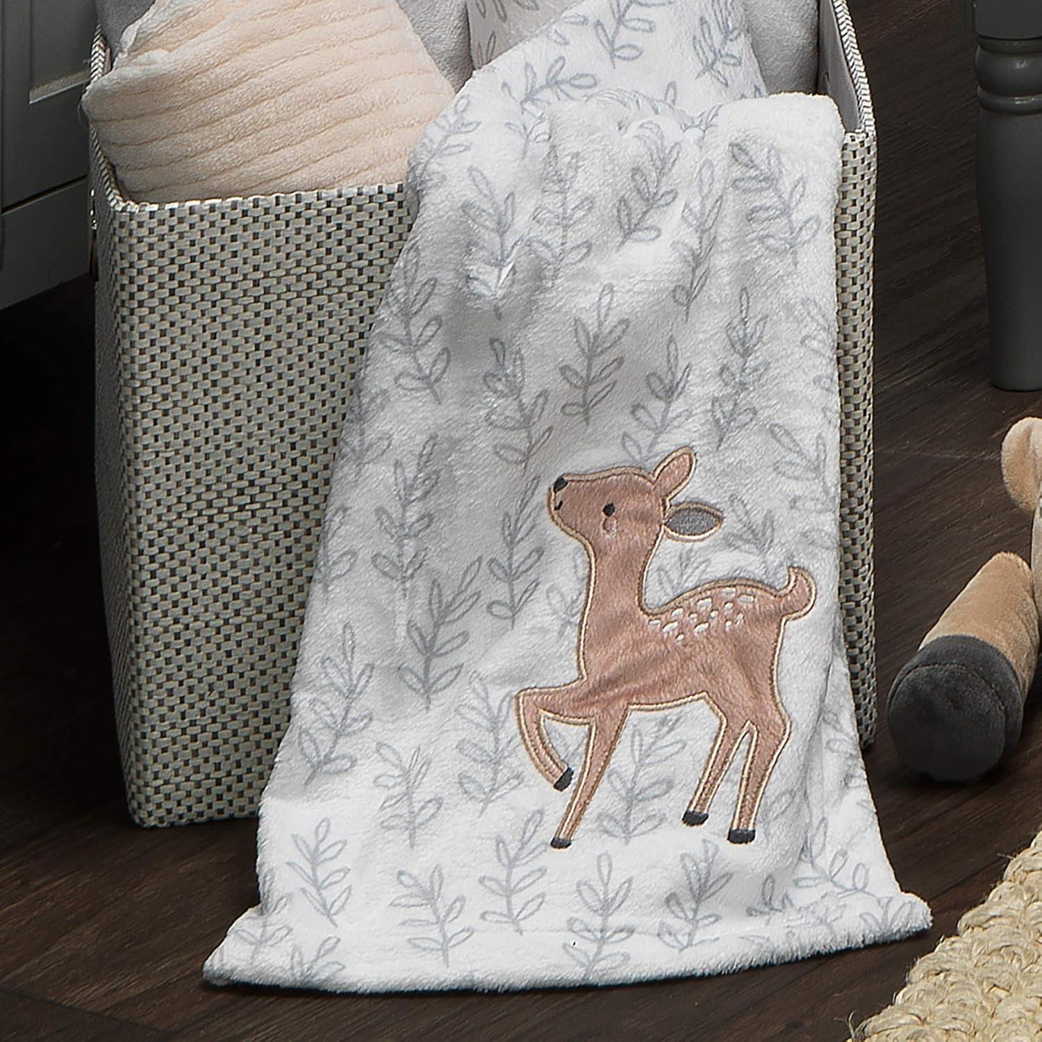 Bedtime Originals Deer Park 100% Soft Polyester Stroller Blanket