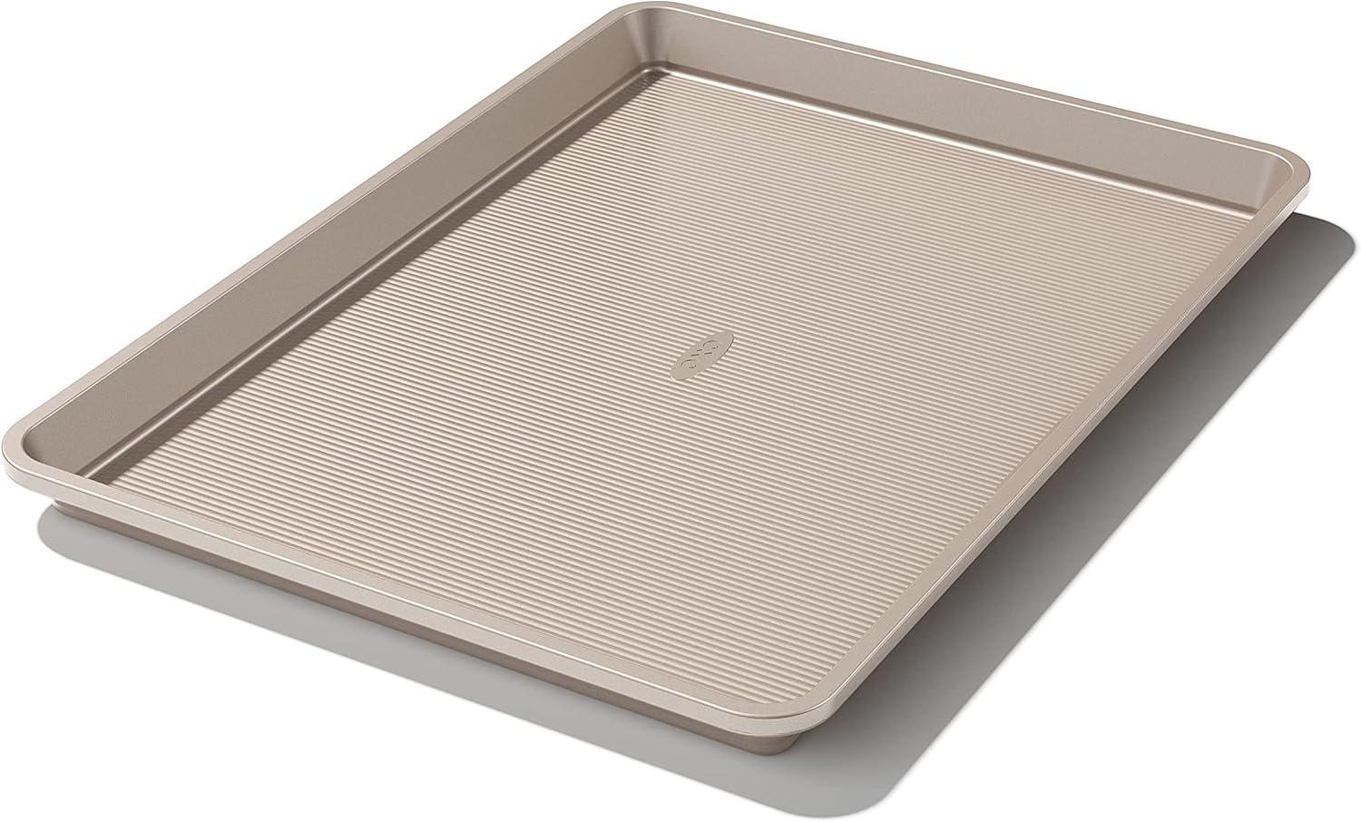 Non-Stick Aluminum and Steel Half Sheet Pan