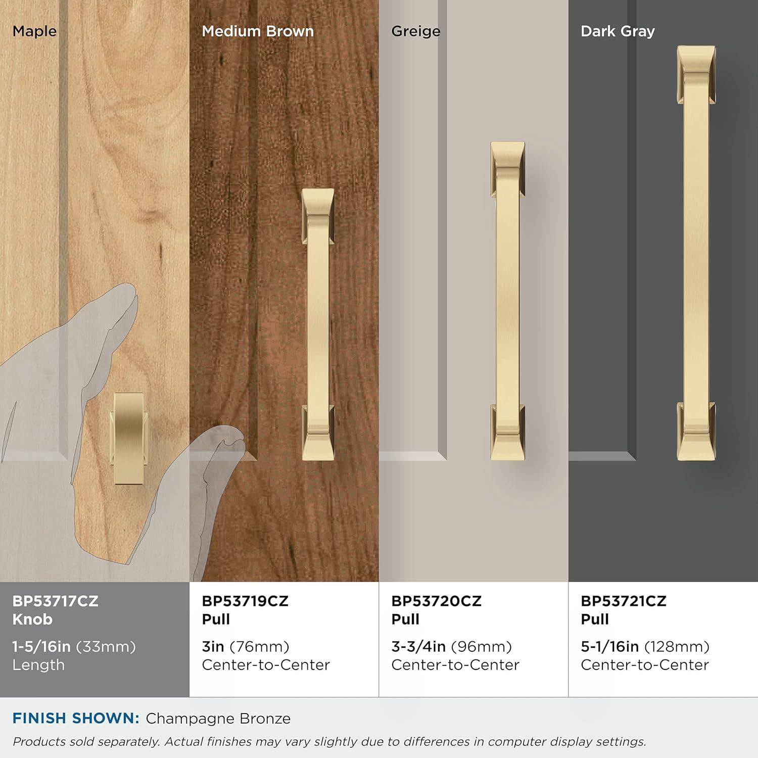 Amerock Westerly 1 1/16" Length Bar Knob