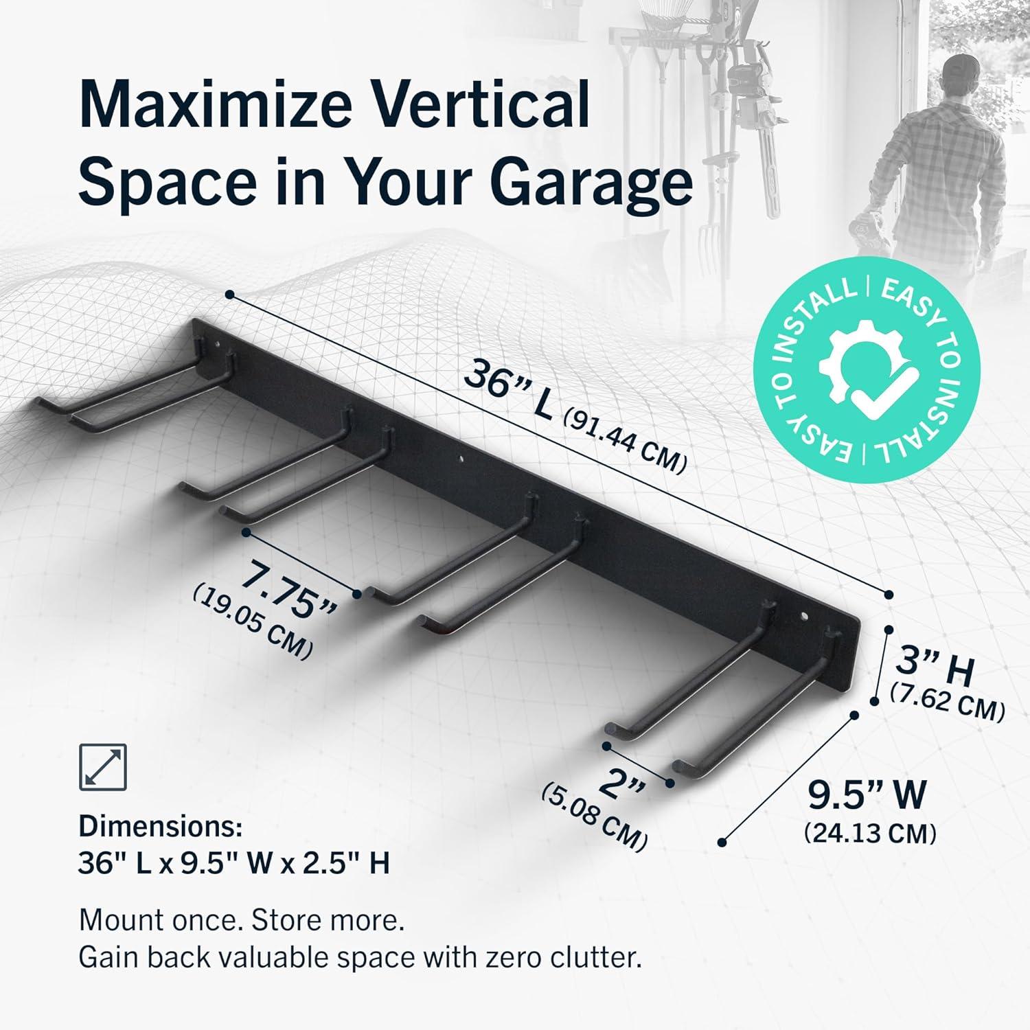 StoreYourBoard Bedrock Garage Tool Organizer | Black