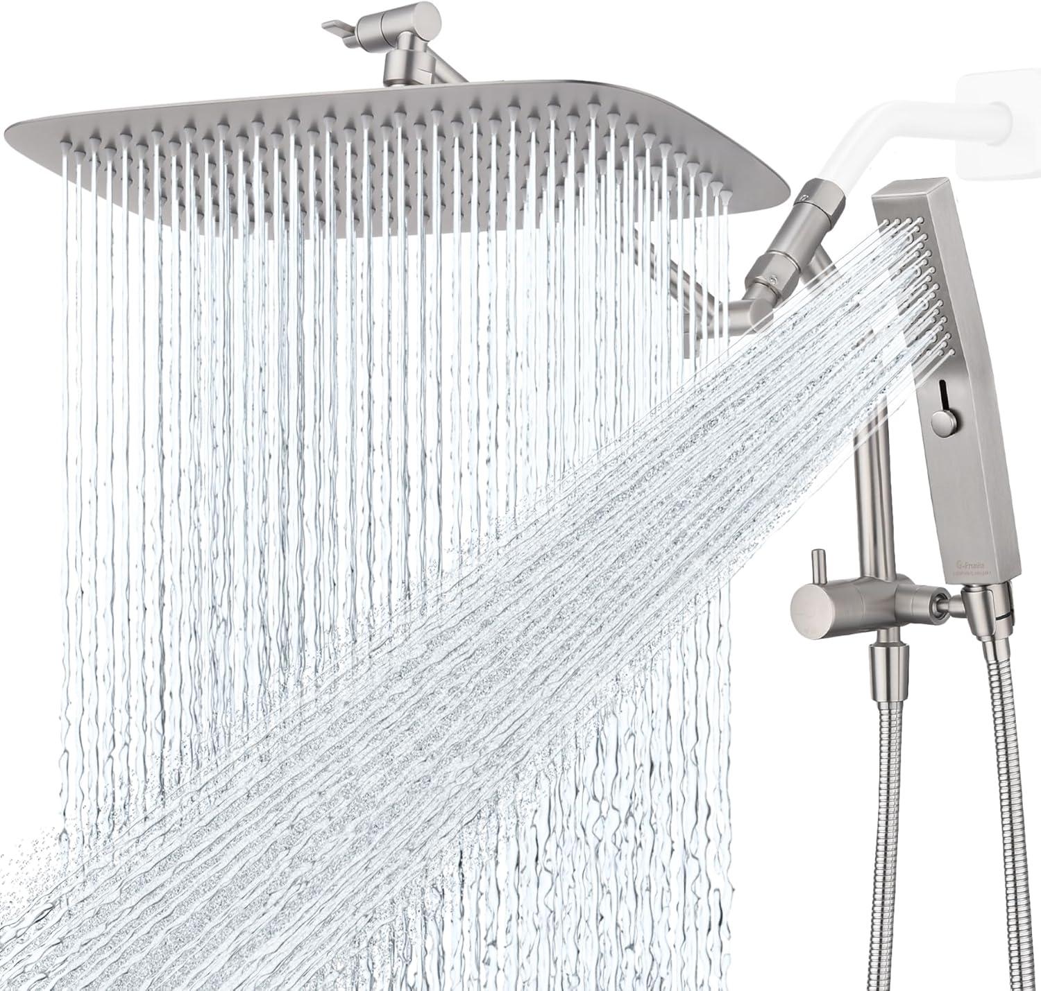 All Metal Rain Dual Shower Head