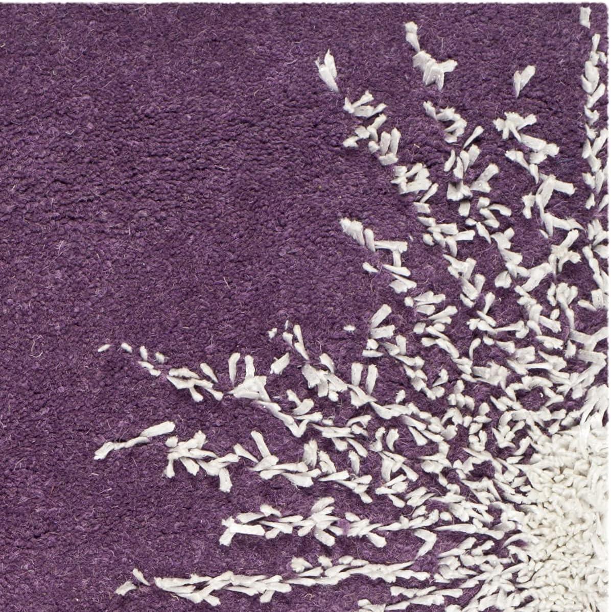 Soho SOH712 Hand Tufted Indoor Accent Rug - Purple/Ivory - 2'x3' - Safavieh.