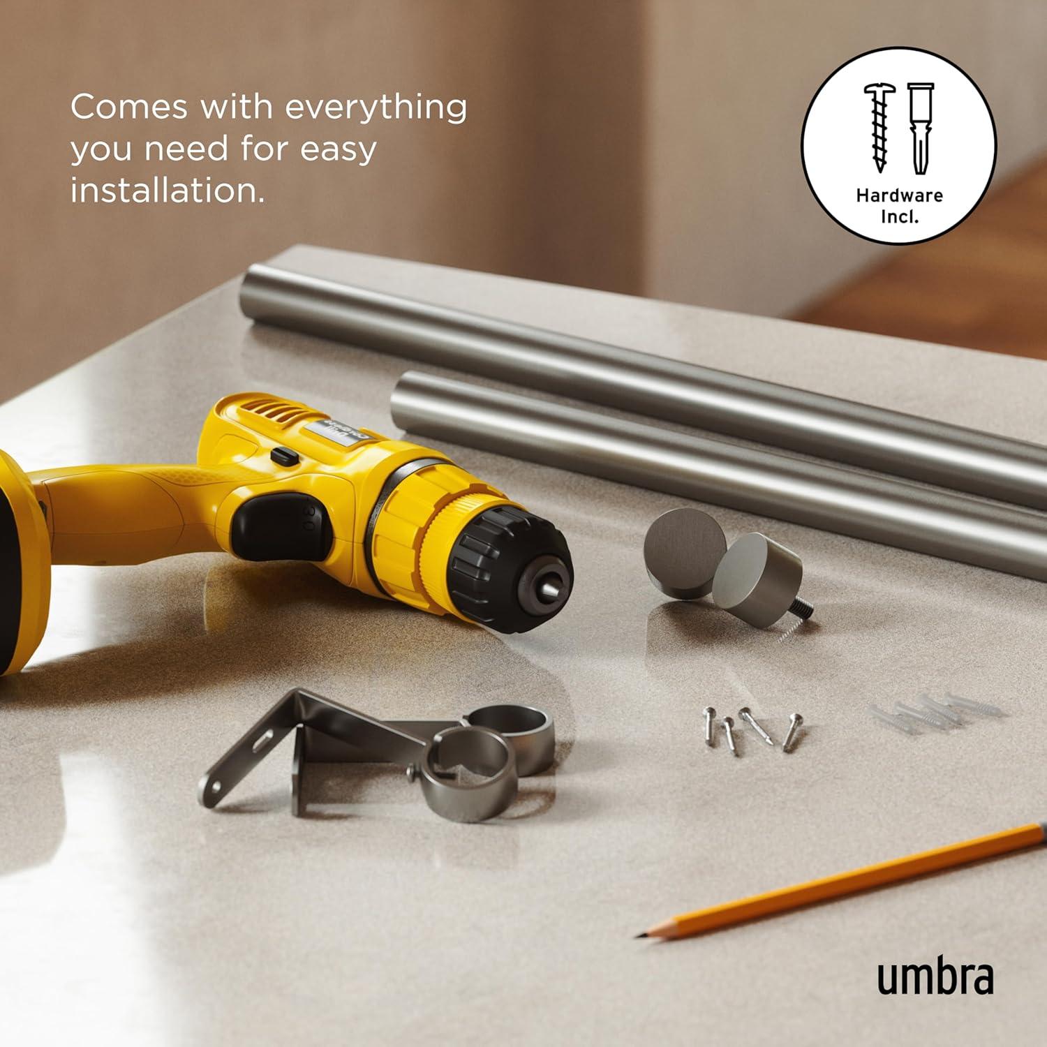 Cappa Drapery Solutions Double Curtain Rod