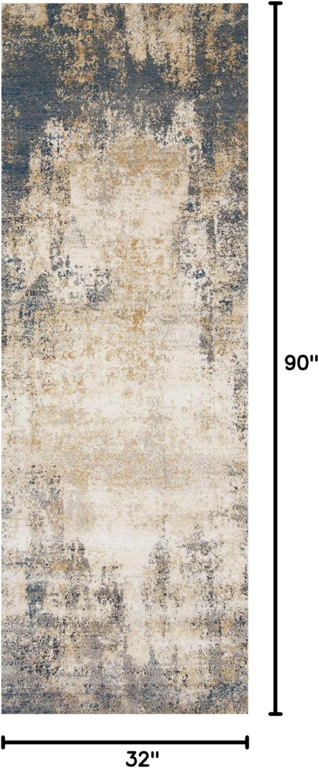 Loloi Teagan Ivory / Mist 2'-8" x 4' Accent Rug
