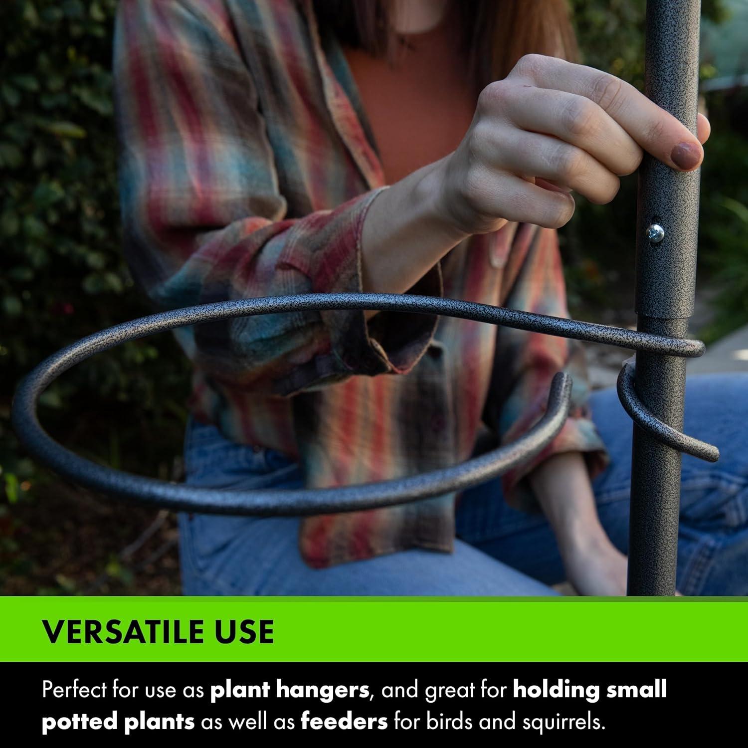 Yard Butler Yard Butler Yard Tree Indoor/Outdoor Adjustable Hanging Steel, Vertical Garden Plant Stand